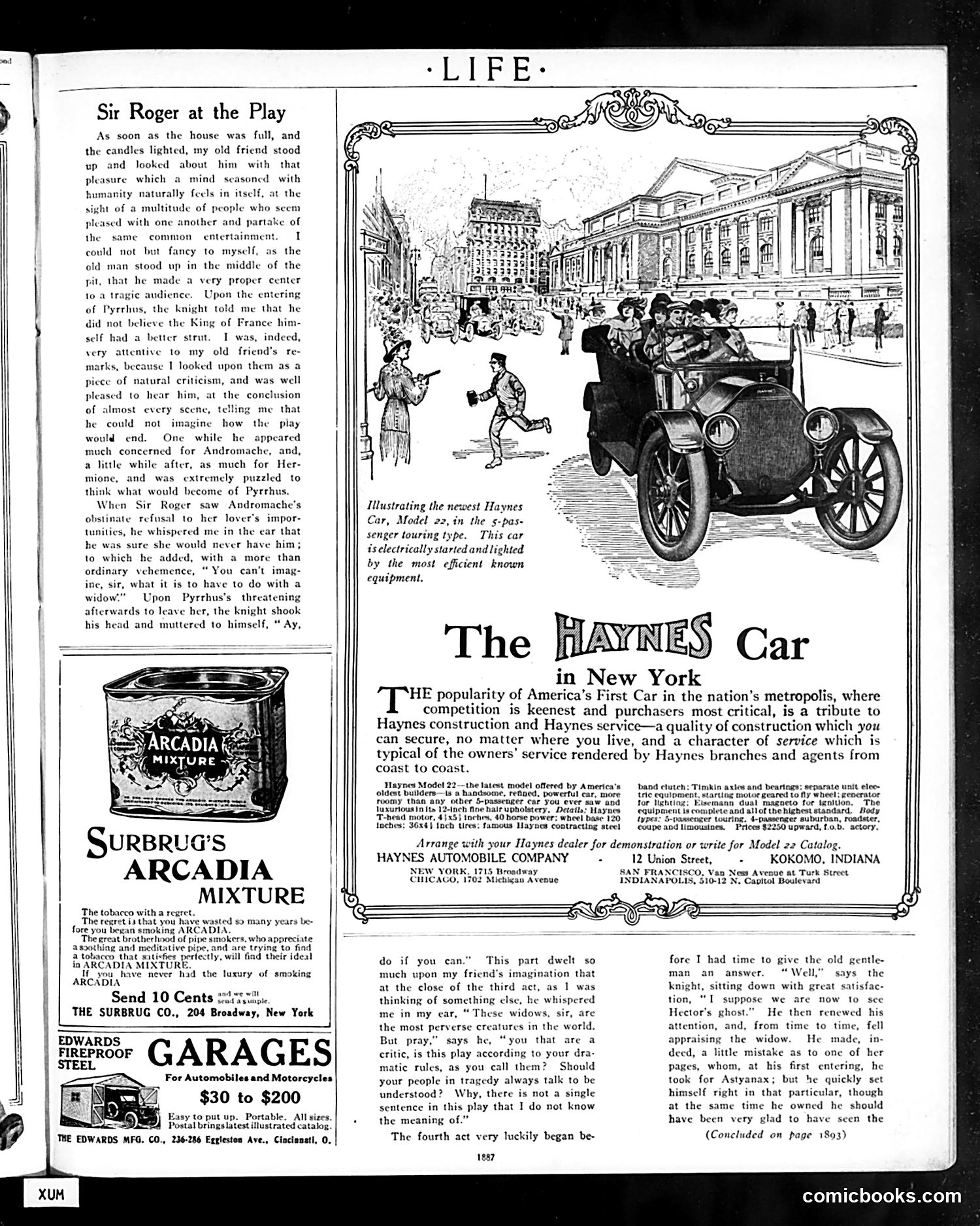 Life — October 3, 1912 — page 3: Life, 1912-10-03