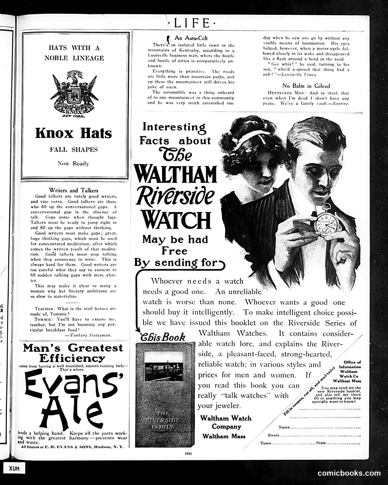 Life — October 10, 1912 — page 5: Life, 1912-10-10