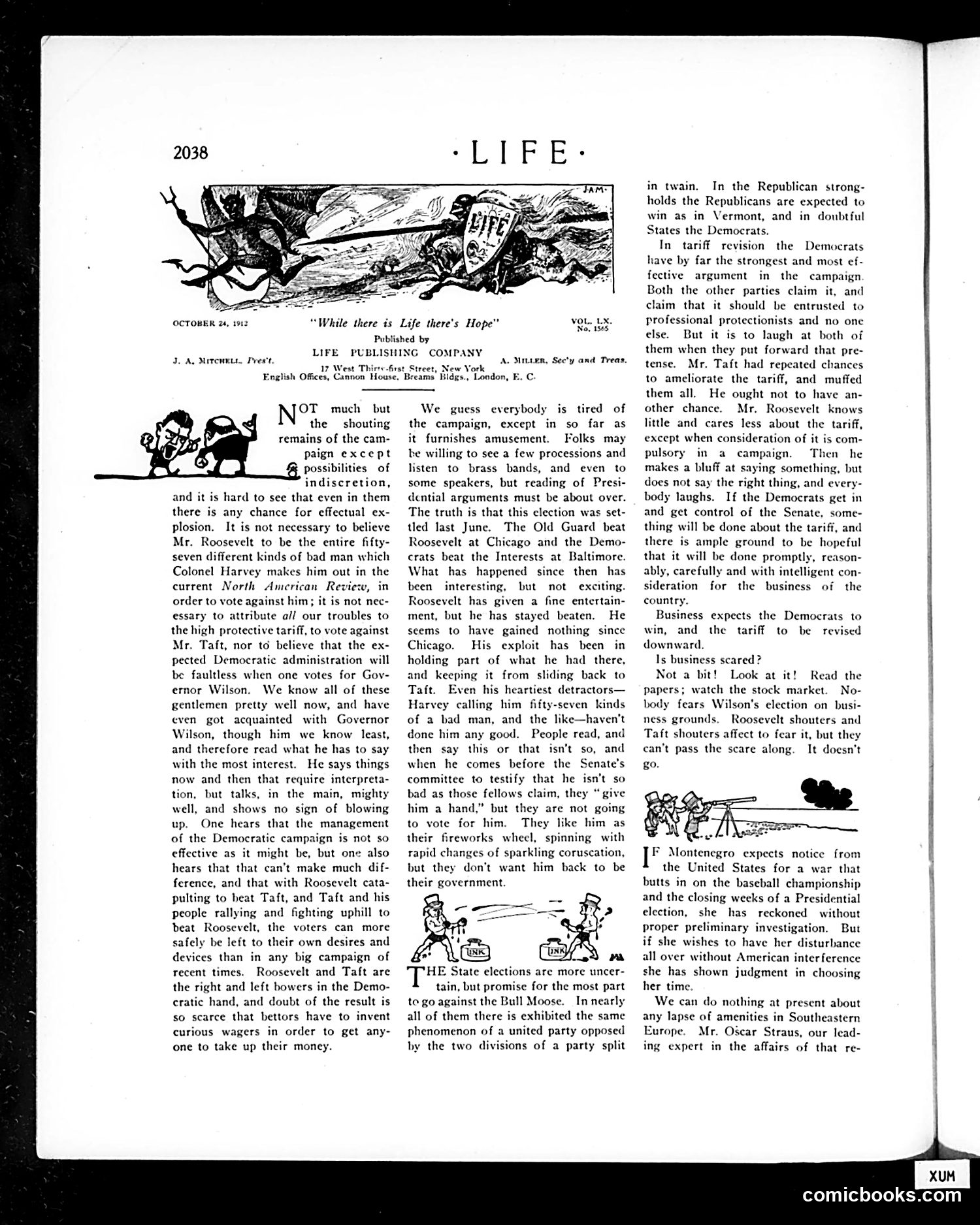 Life — October 24, 1912 — page 10: Life, 1912-10-24