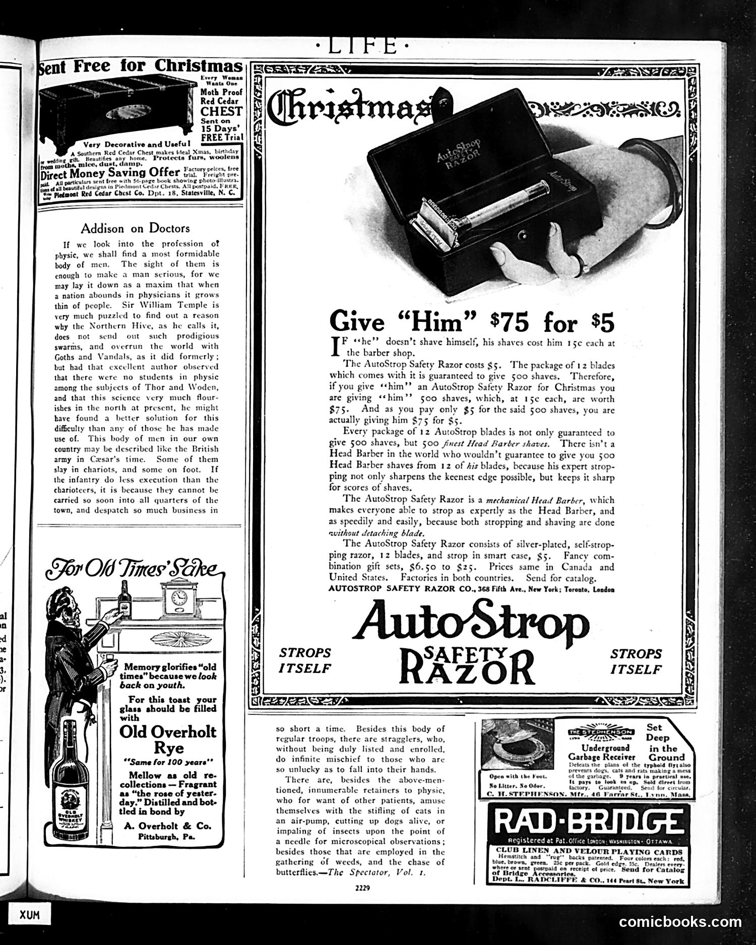 Life — November 21, 1912 — page 5: Life, 1912-11-21