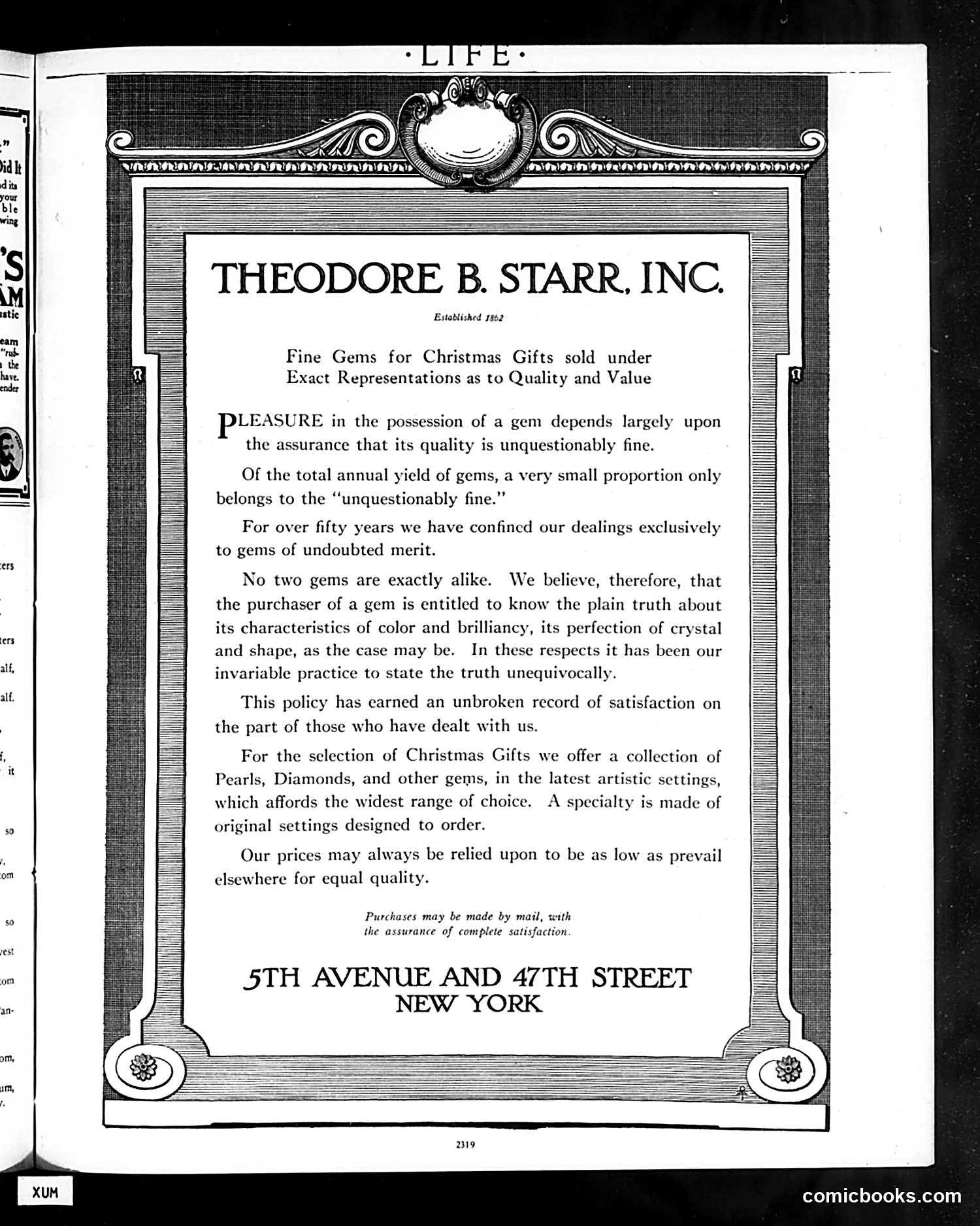 Life — December 5, 1912 — page 7: Life, 1912-12-05
