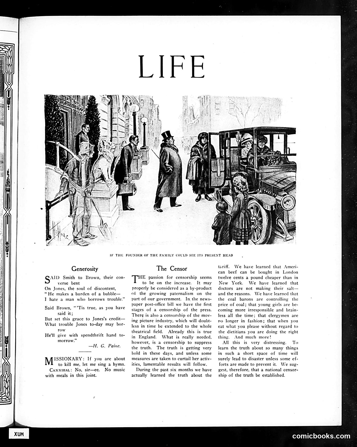 Life — December 12, 1912 — page 9: Life, 1912-12-12