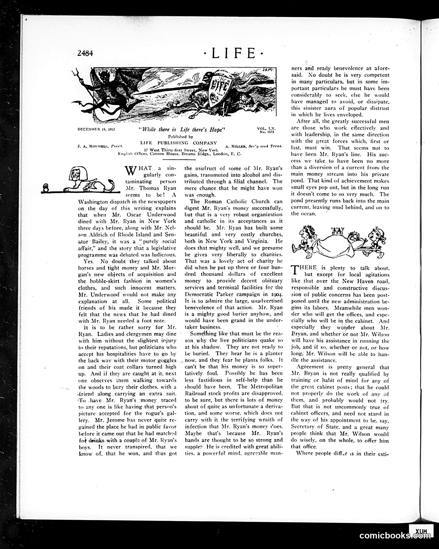 Life — December 19, 1912 — page 8: Life, 1912-12-19