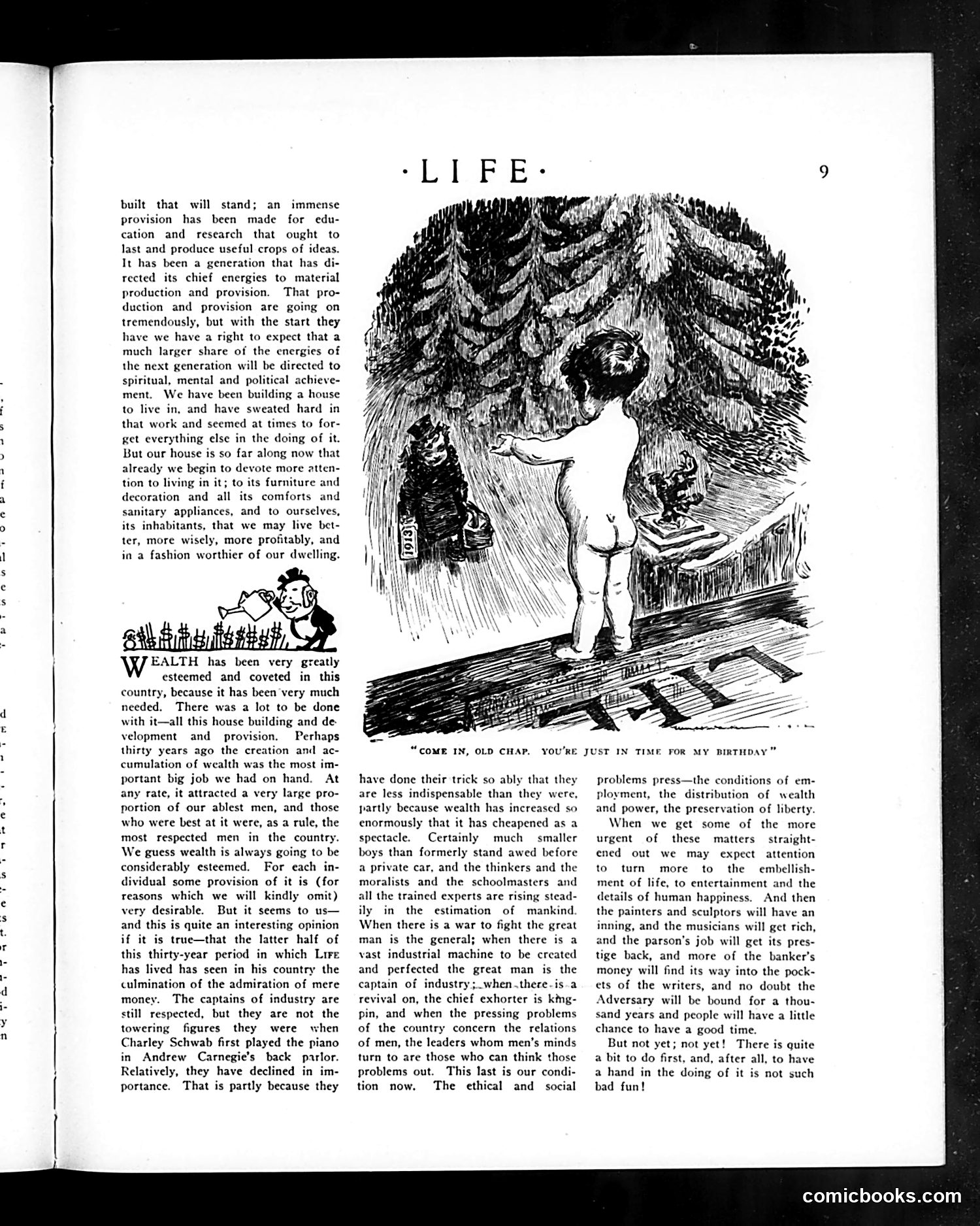 Life — January 2, 1913 — page 9: Life, 1913-01-02