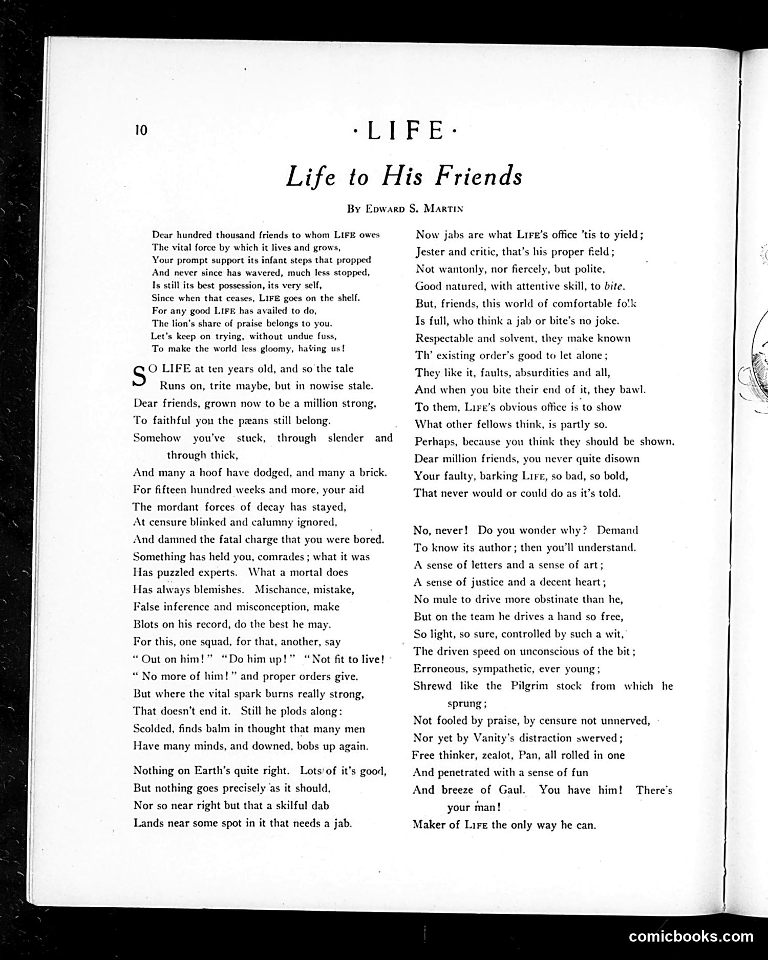 Life — January 2, 1913 — page 10: Life, 1913-01-02