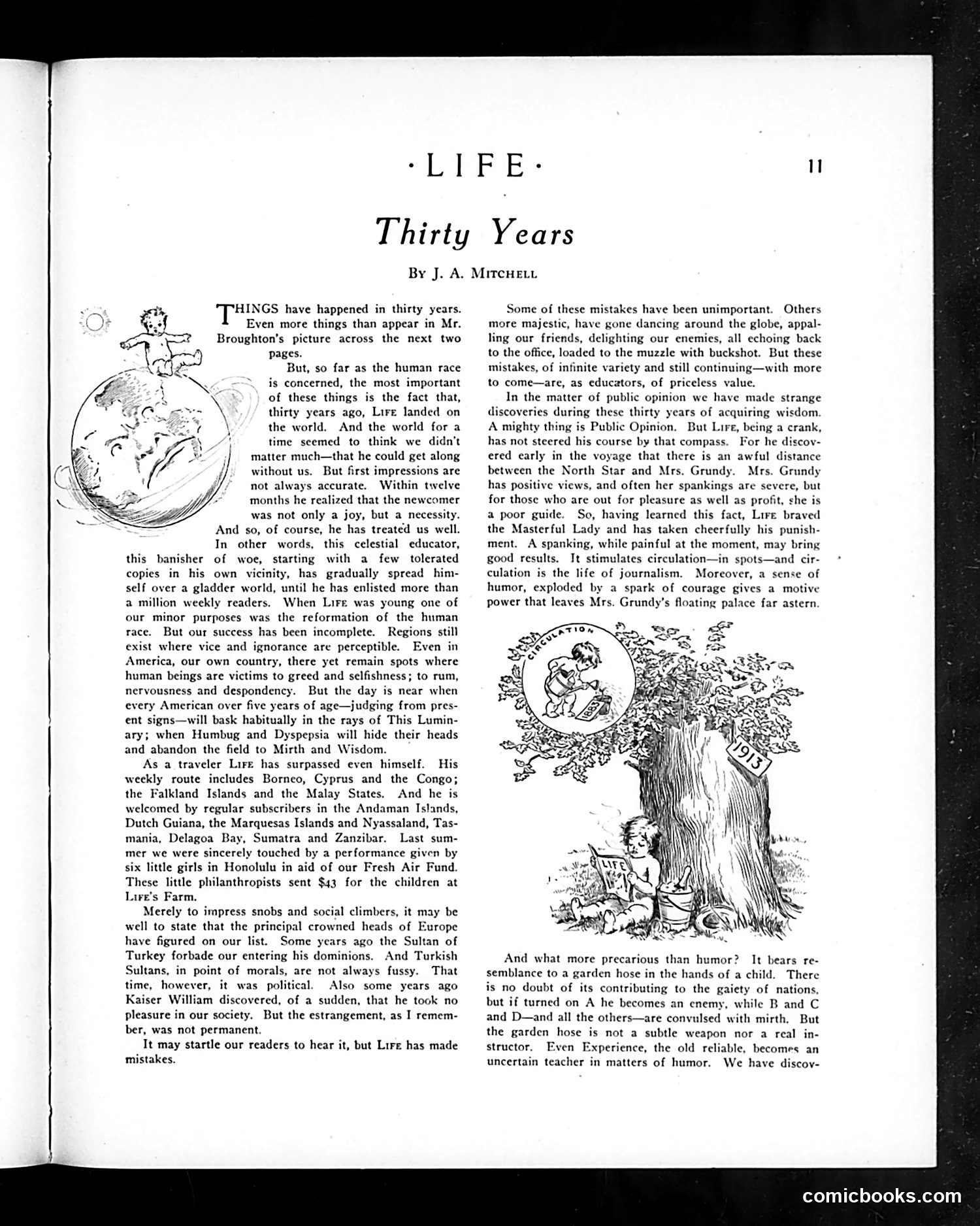 Life — January 2, 1913 — page 11: Life, 1913-01-02