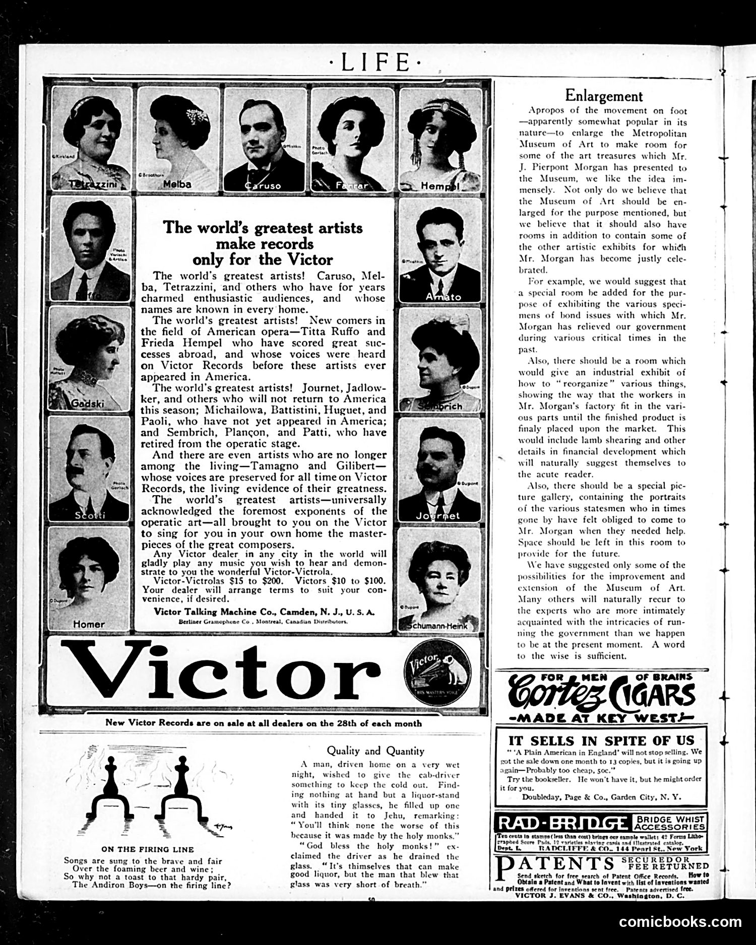 Life — January 9, 1913 — page 6: Life, 1913-01-09