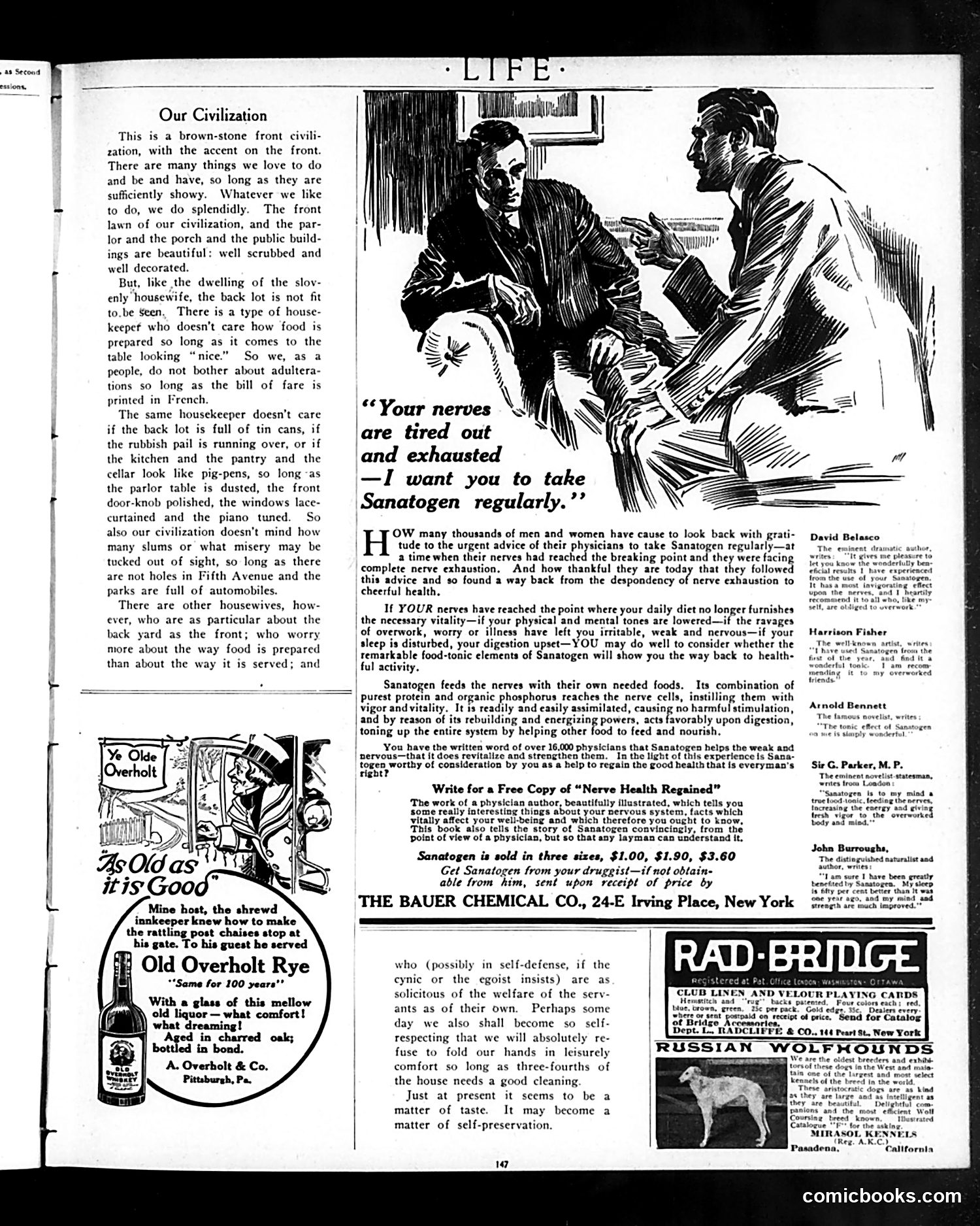 Life — January 16, 1913 — page 3: Life, 1913-01-16