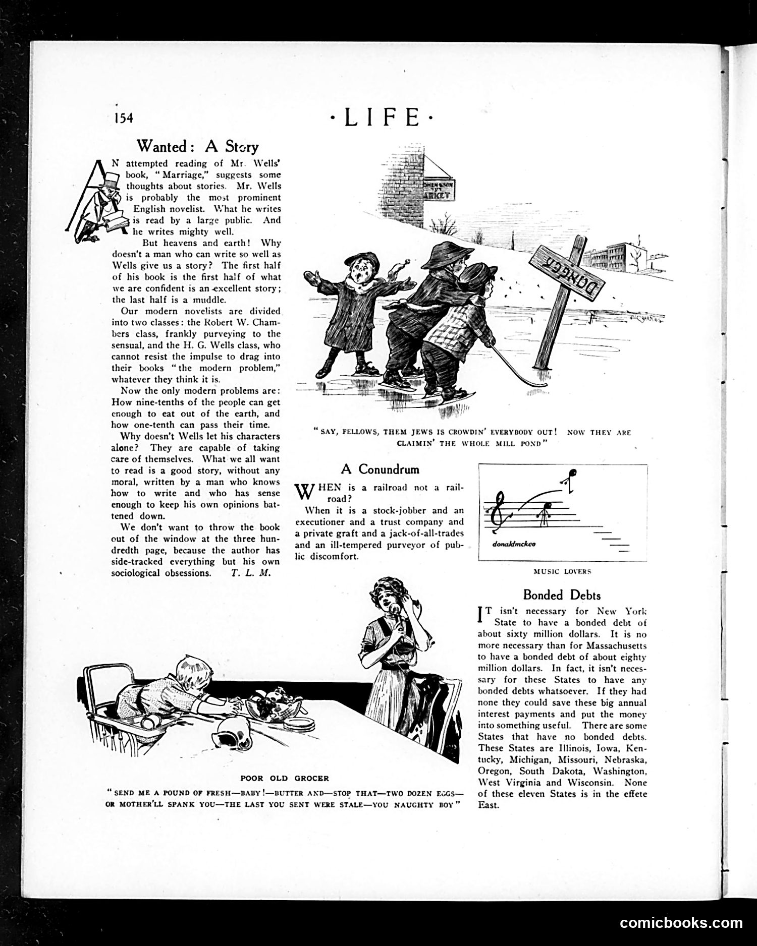 Life — January 16, 1913 — page 10: Life, 1913-01-16