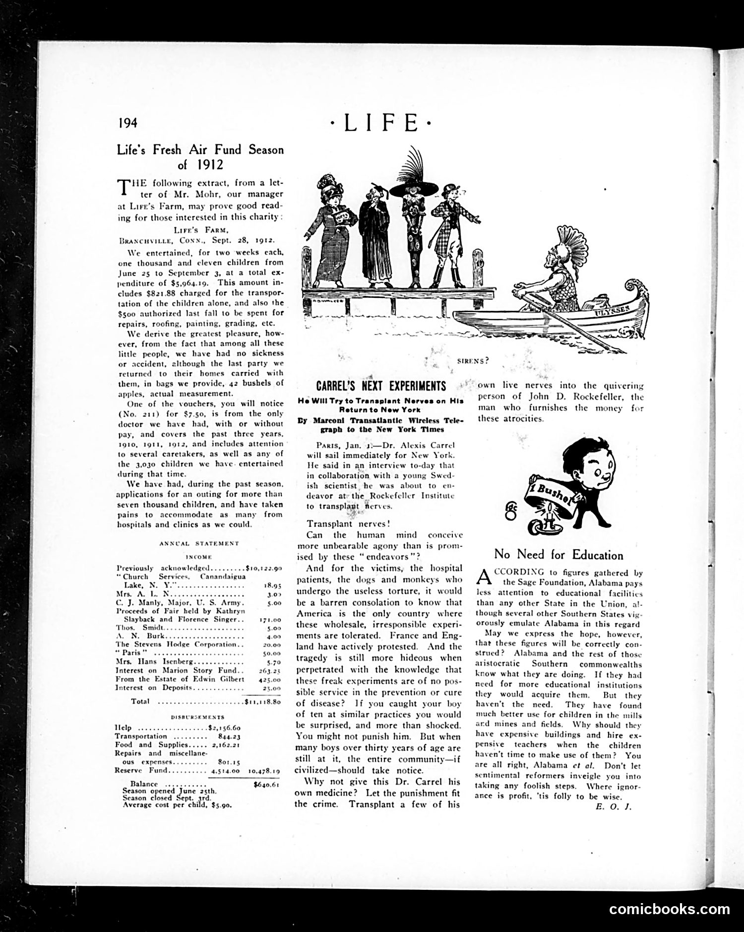 Life — January 23, 1913 — page 10: Life, 1913-01-23