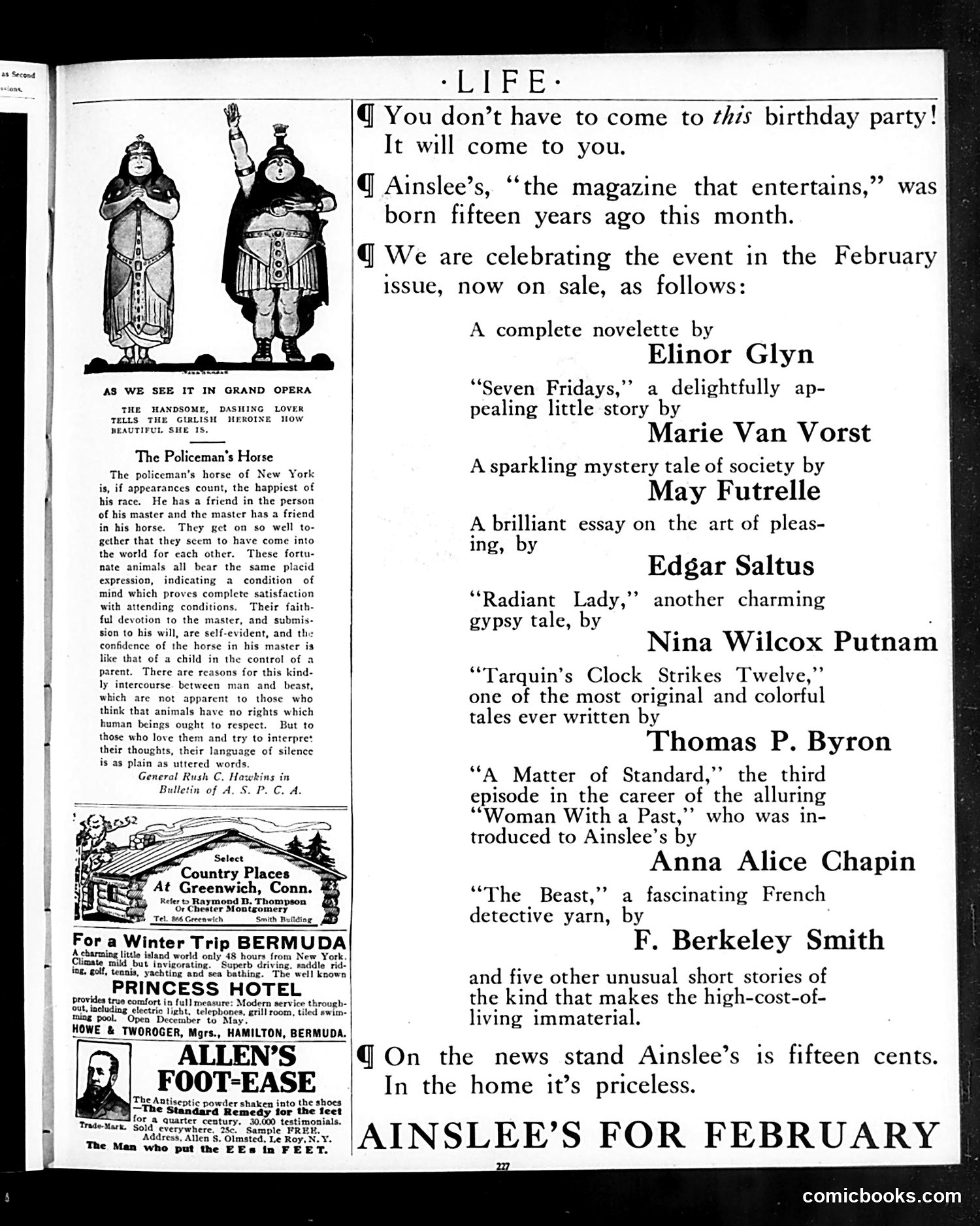 Life — January 30, 1913 — page 3: Life, 1913-01-30