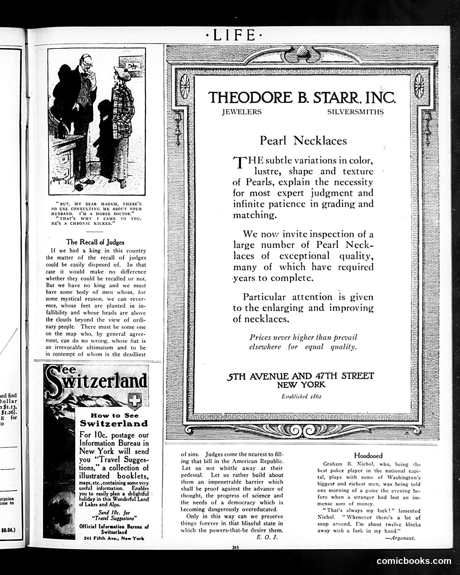 Life — February 6, 1913 — page 5: Life, 1913-02-06