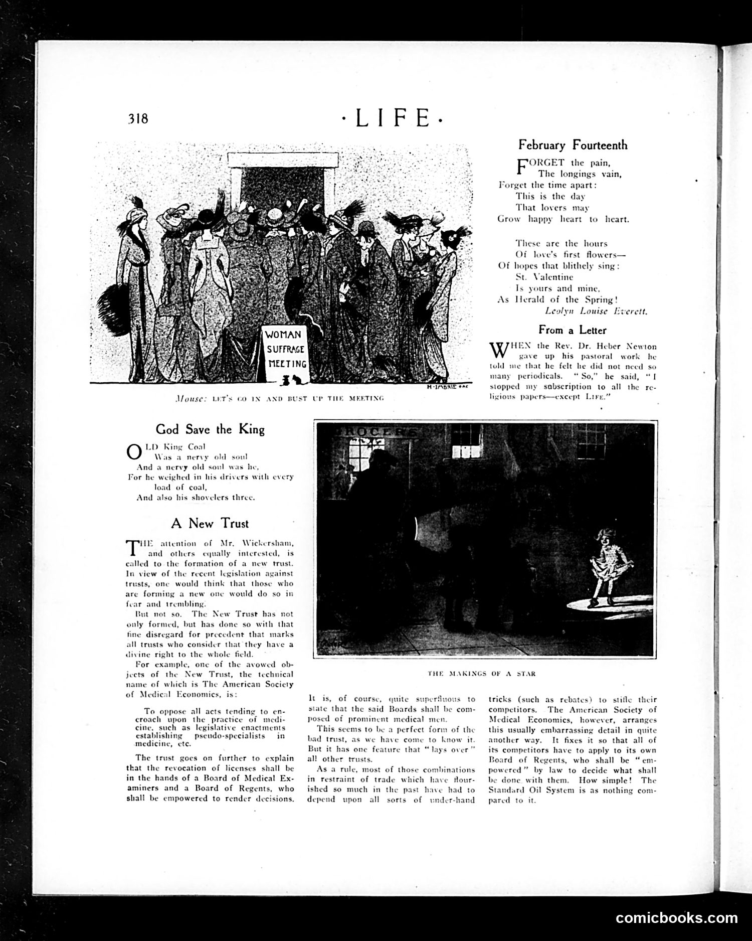 Life — February 13, 1913 — page 10: Life, 1913-02-13
