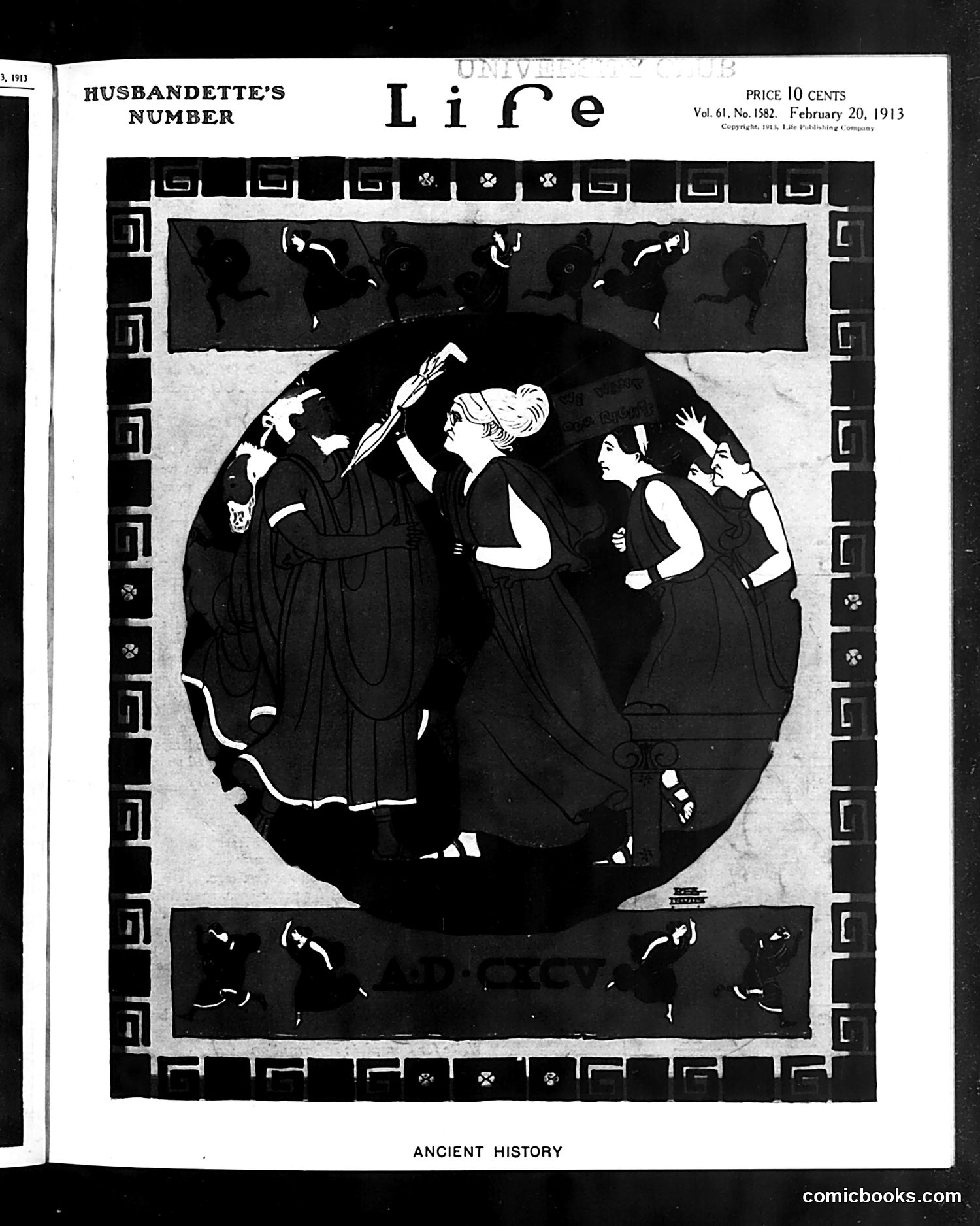 Life — February 20, 1913 — page 1: Life, 1913-02-20