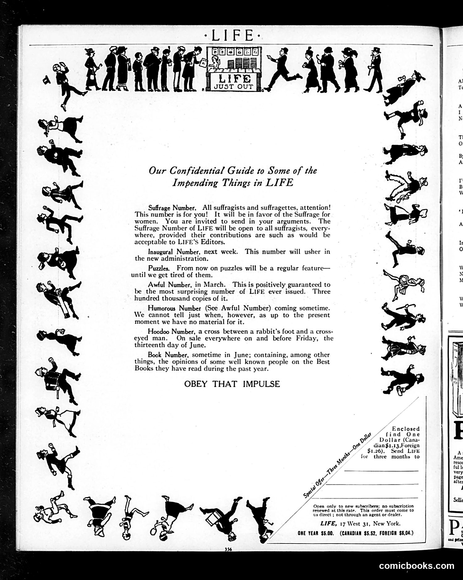 Life — February 20, 1913 — page 4: Life, 1913-02-20