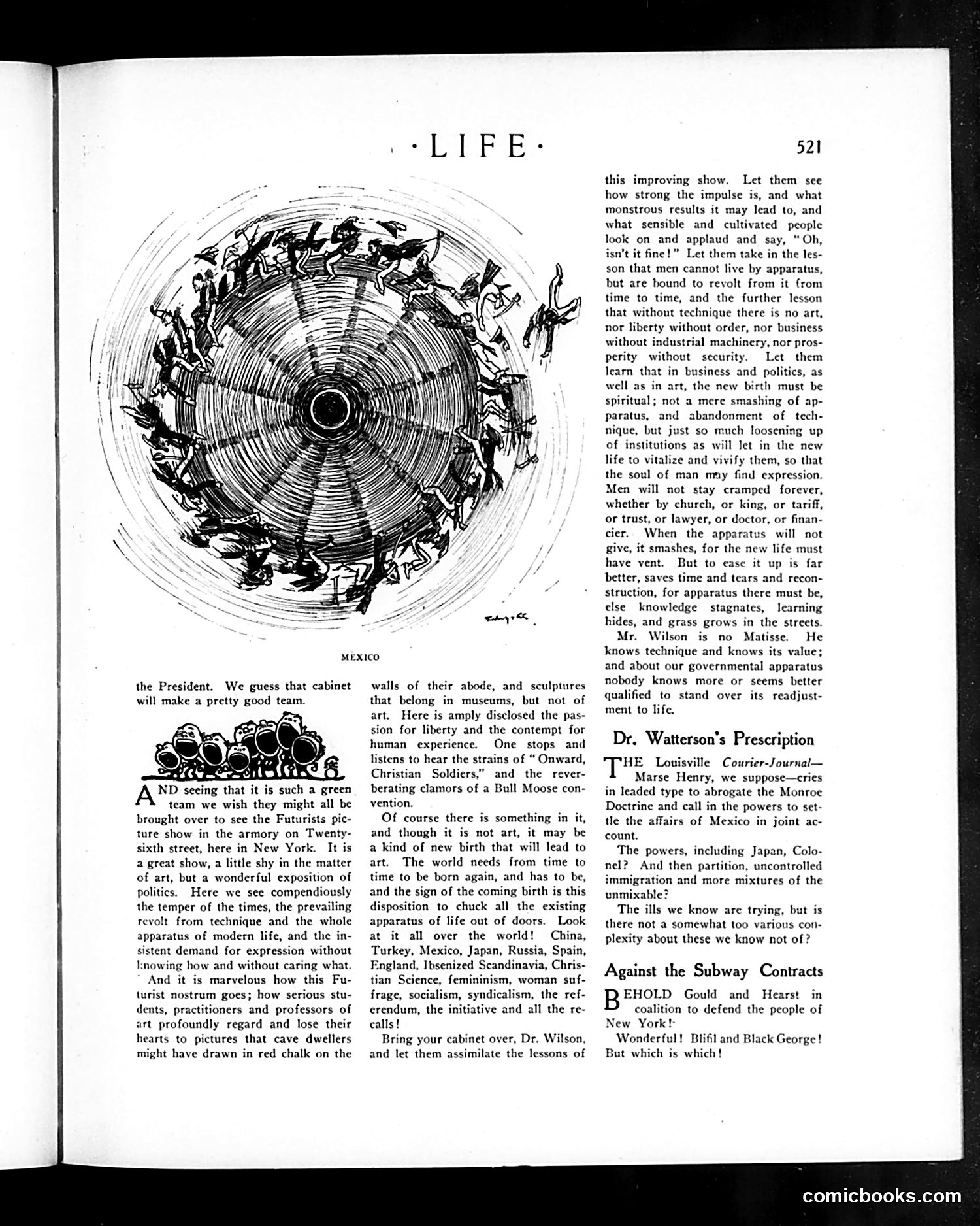 Life — March 13, 1913 — page 9: Life, 1913-03-13