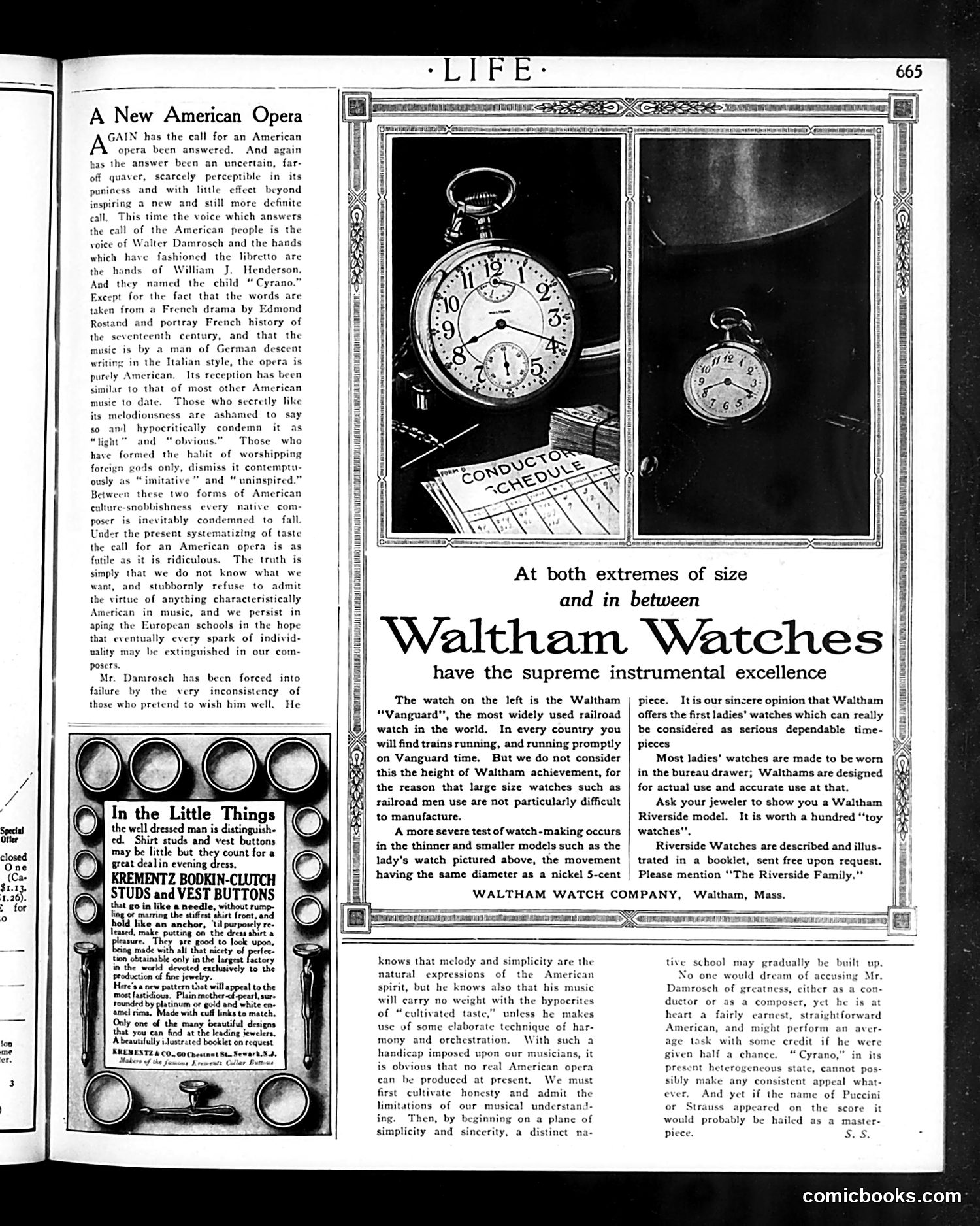 Life — April 3, 1913 — page 5: Life, 1913-04-03
