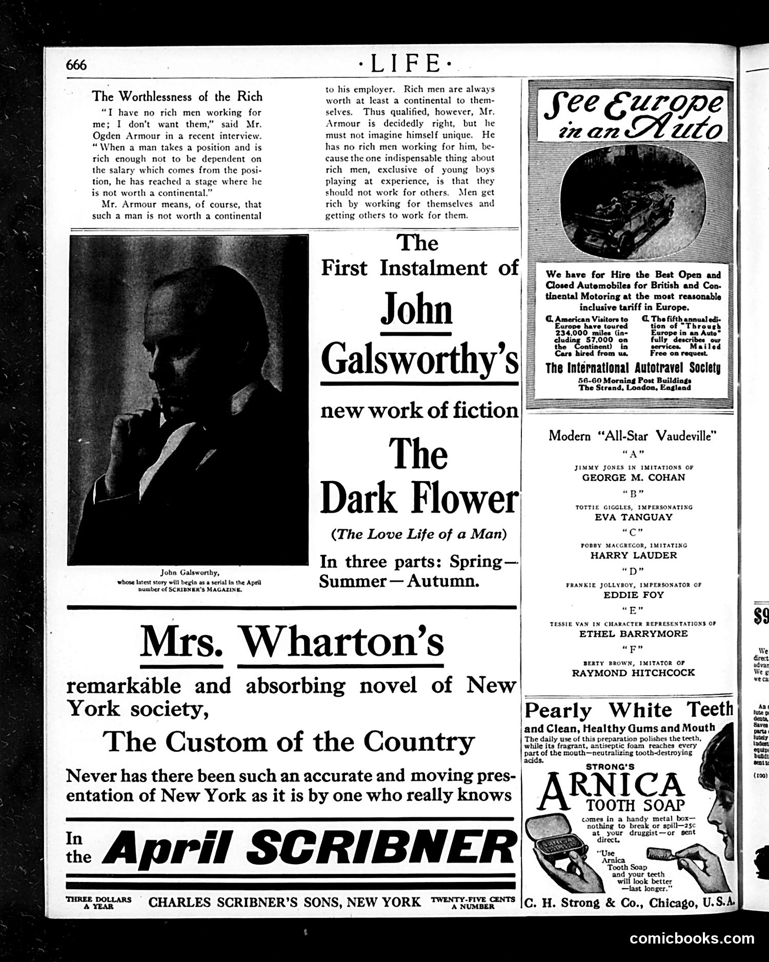 Life — April 3, 1913 — page 6: Life, 1913-04-03