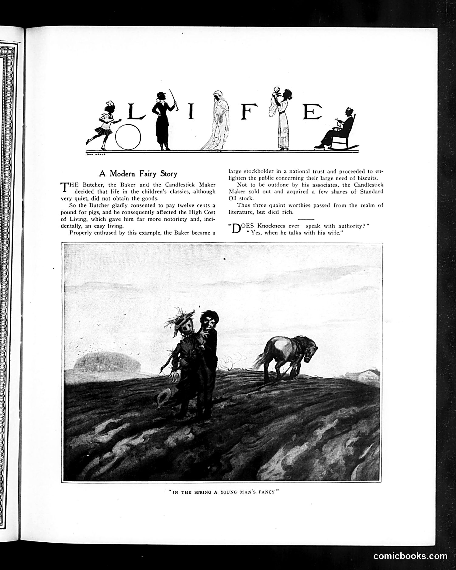 Life — April 3, 1913 — page 11: Life, 1913-04-03