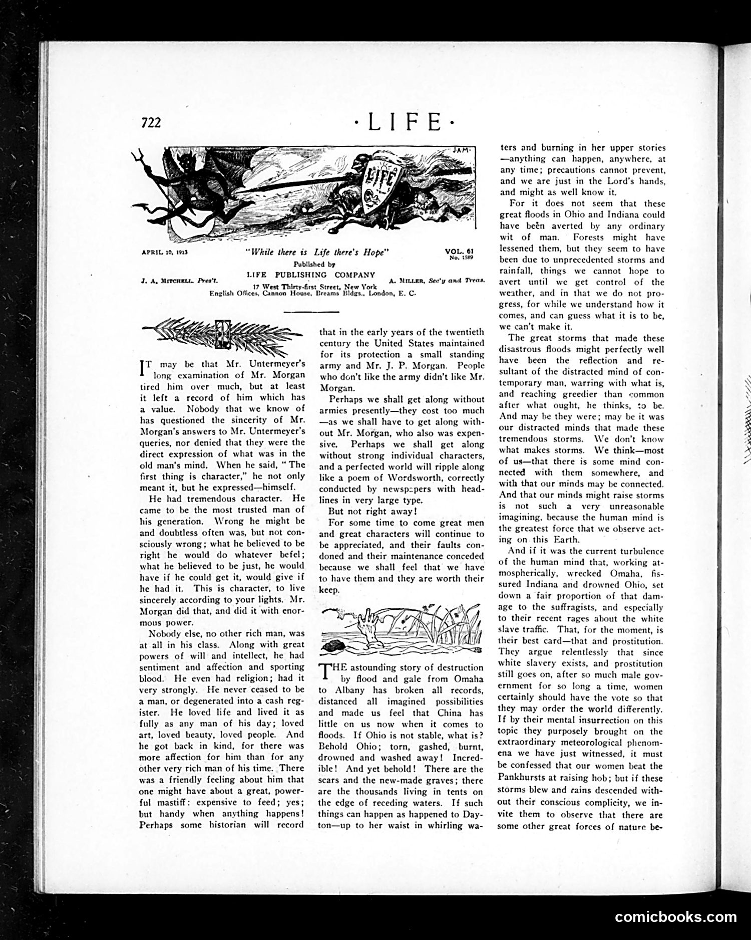 Life — April 10, 1913 — page 10: Life, 1913-04-10