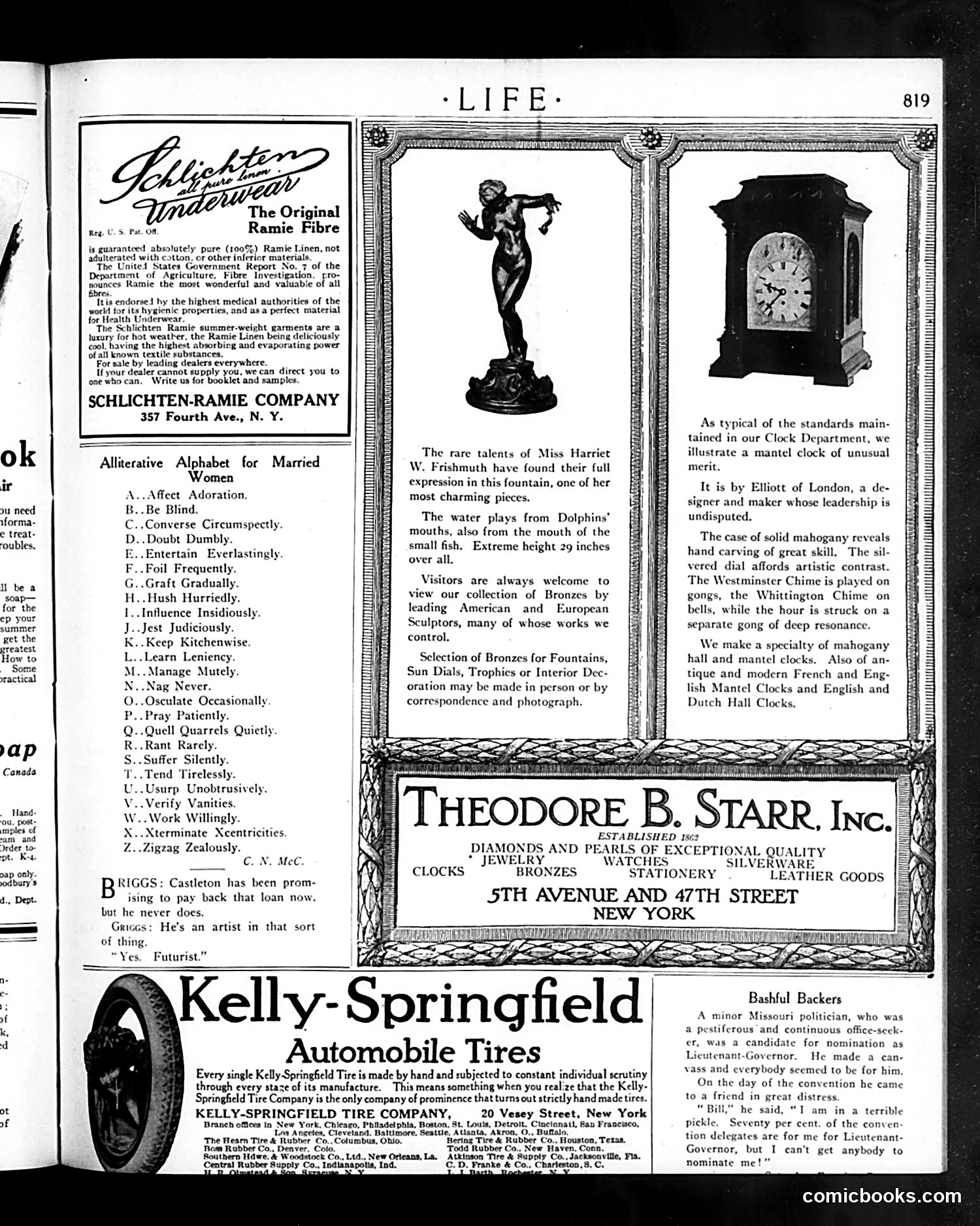 Life — April 24, 1913 — page 7: Life, 1913-04-24