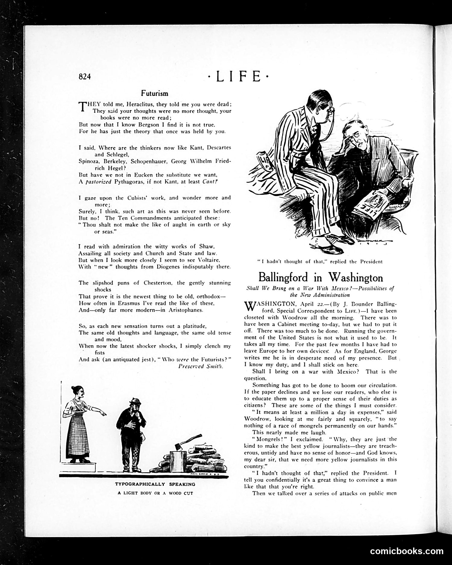 Life — April 24, 1913 — page 12: Life, 1913-04-24