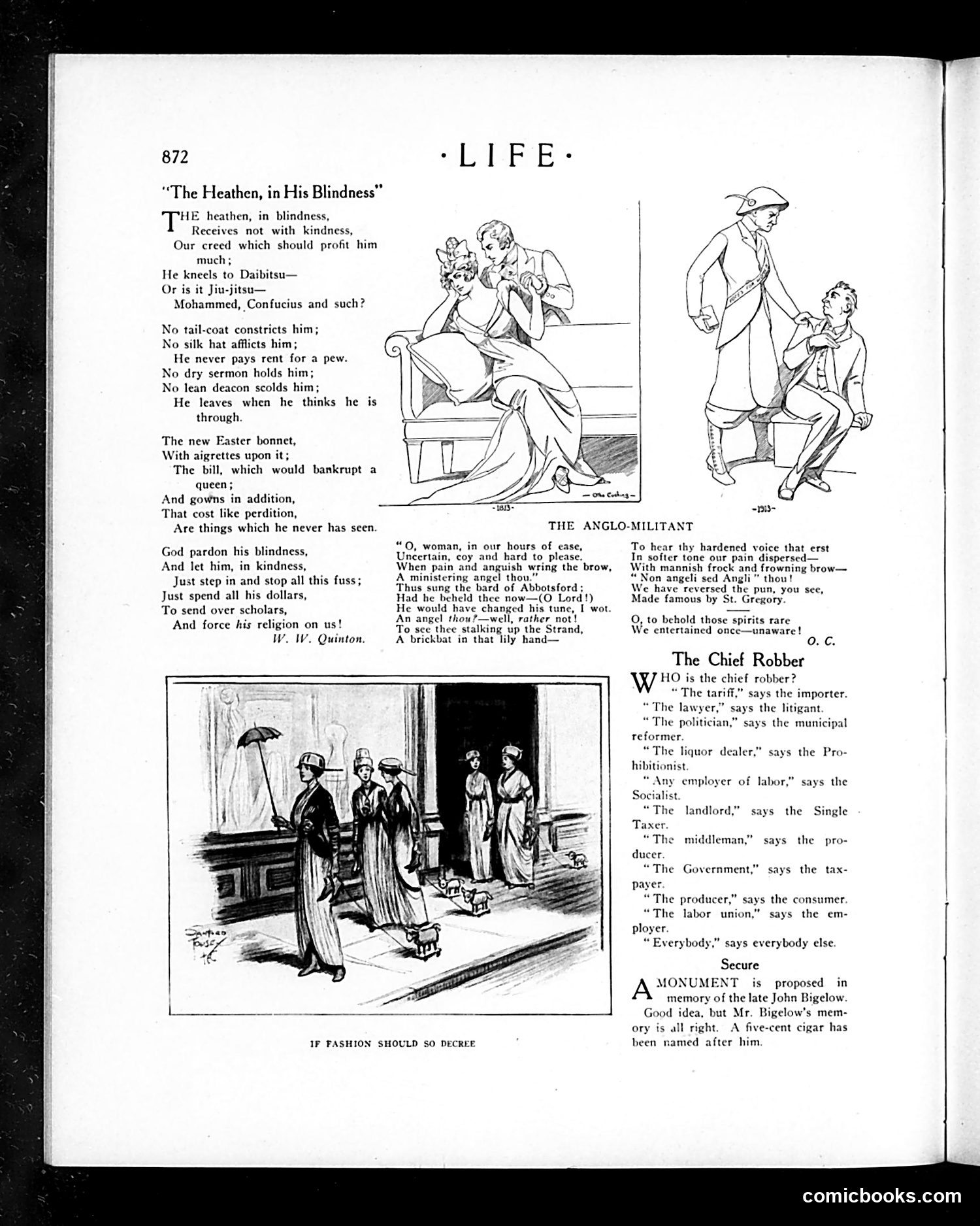 Life — May 1, 1913 — page 12: Life, 1913-05-01