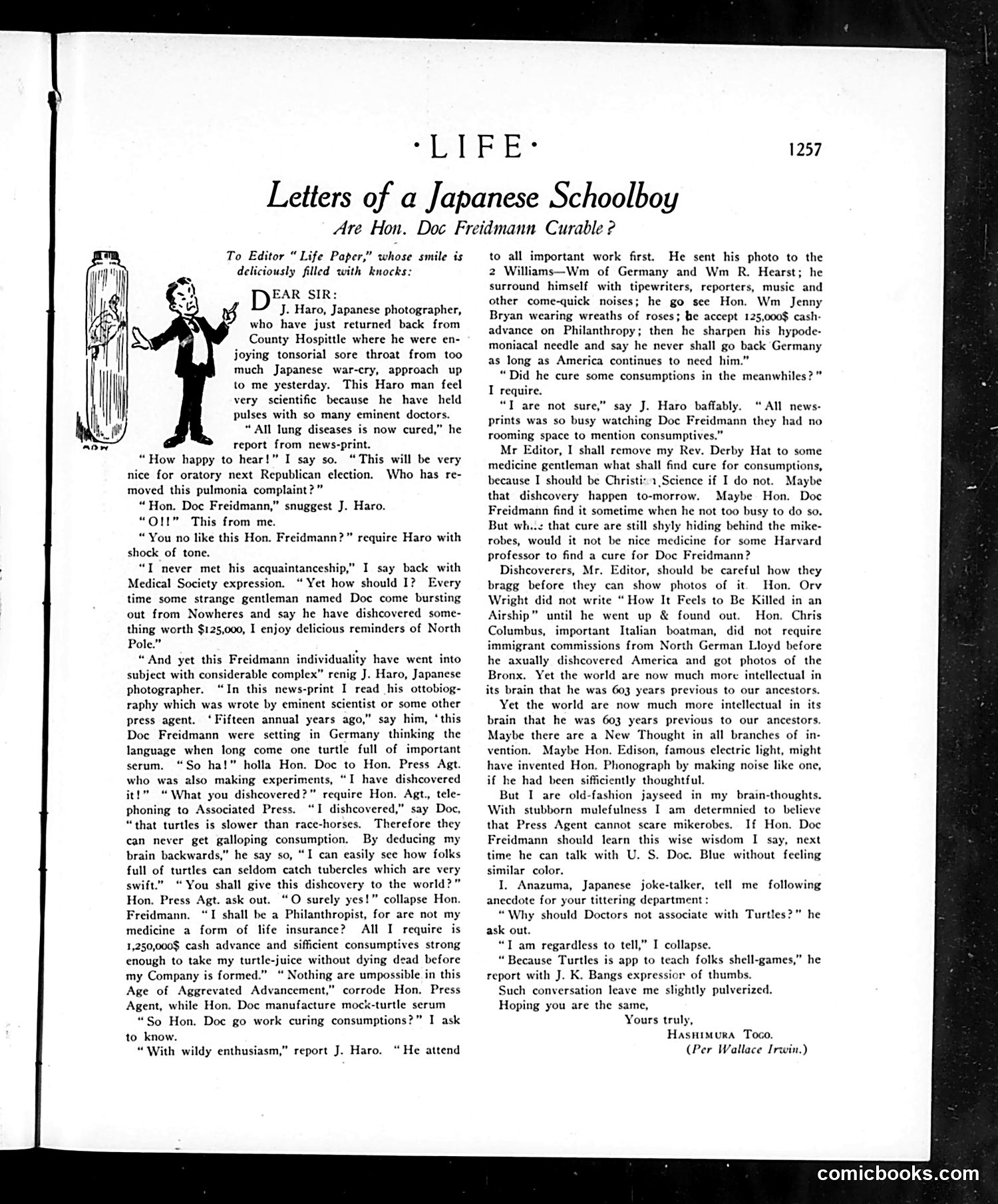 Life — June 26, 1913 — page 9: Life, 1913-06-26
