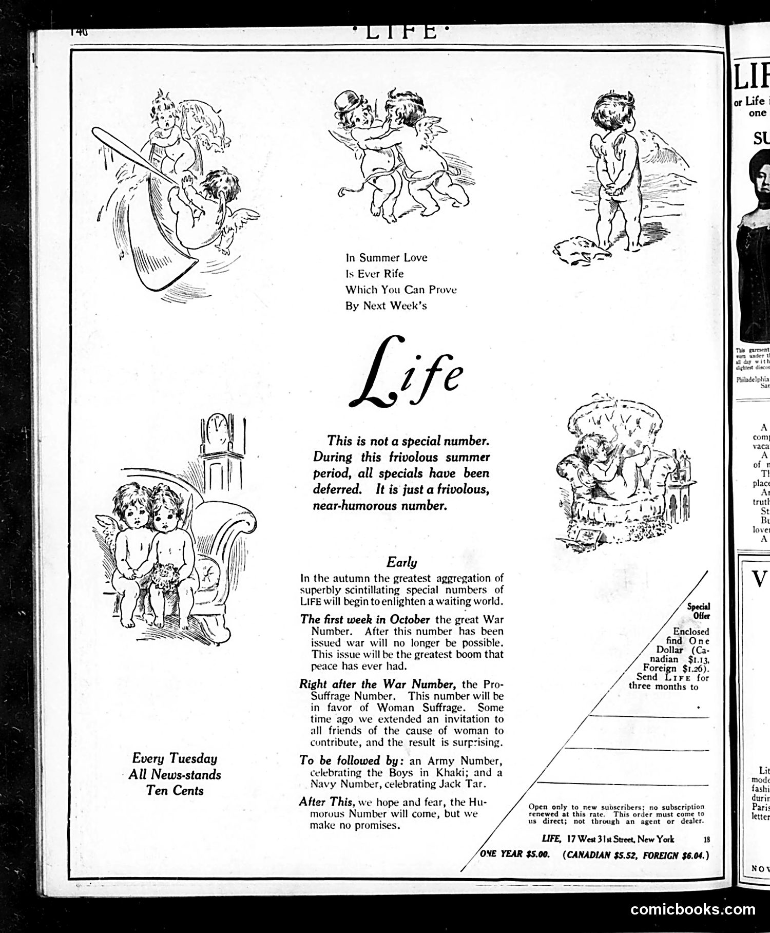 Life — July 24, 1913 — page 4: Life, 1913-07-24