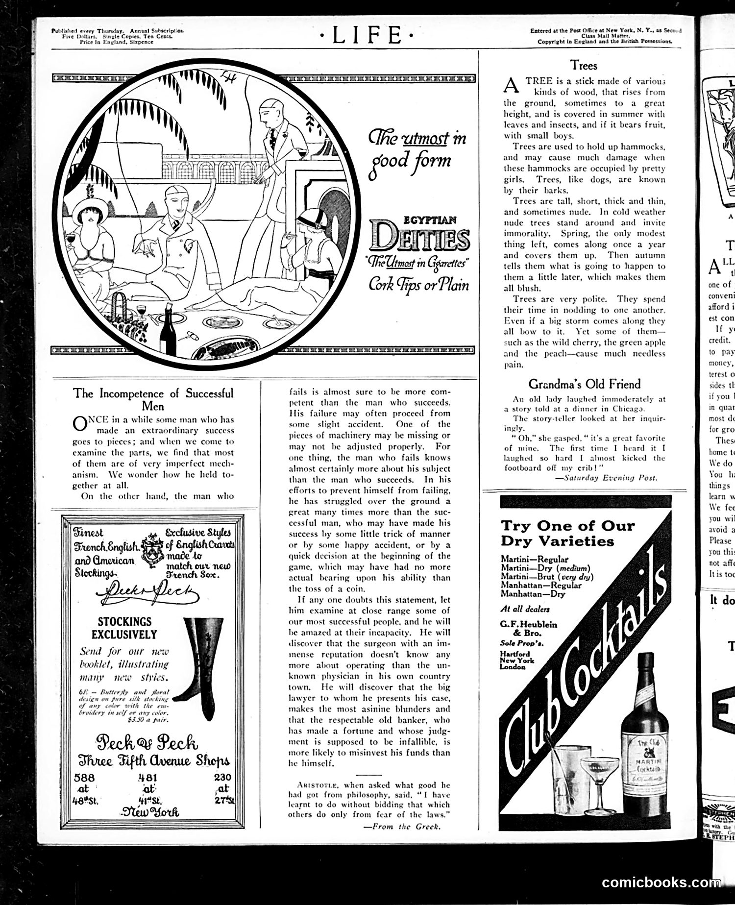 Life — July 31, 1913 — page 2: Life, 1913-07-31