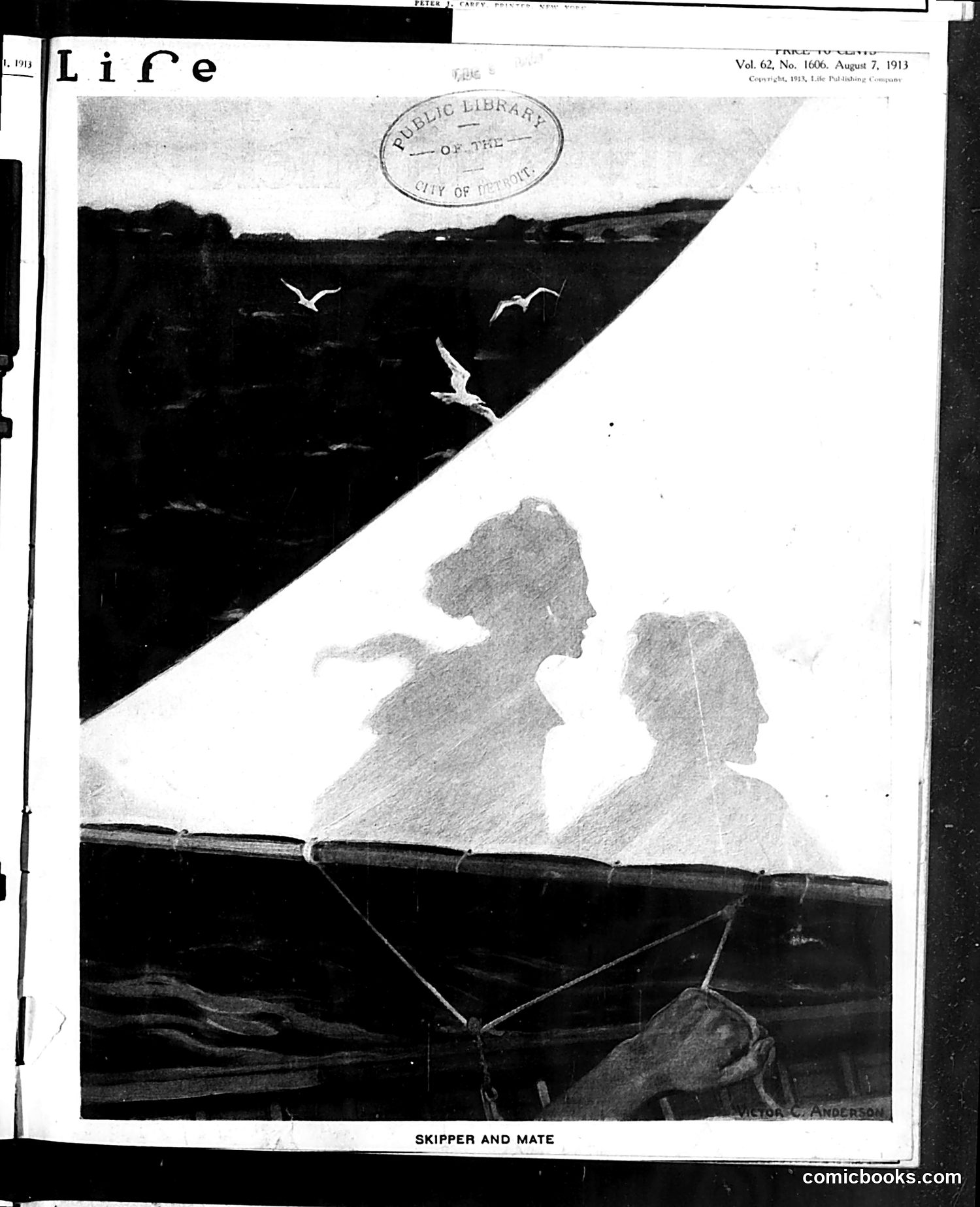 Life — August 7, 1913 — page 1: Life, 1913-08-07