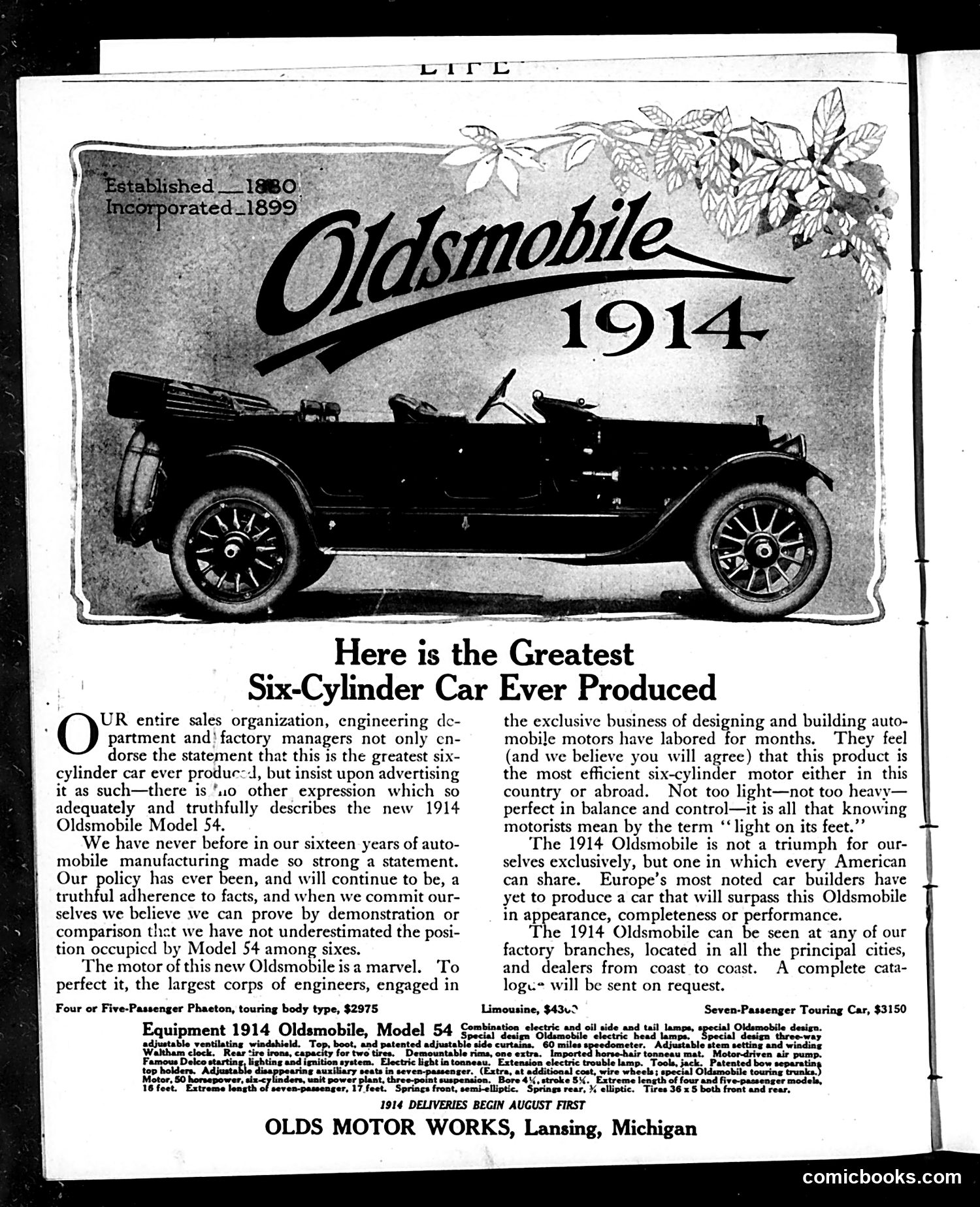 Life — August 7, 1913 — page 6: Life, 1913-08-07