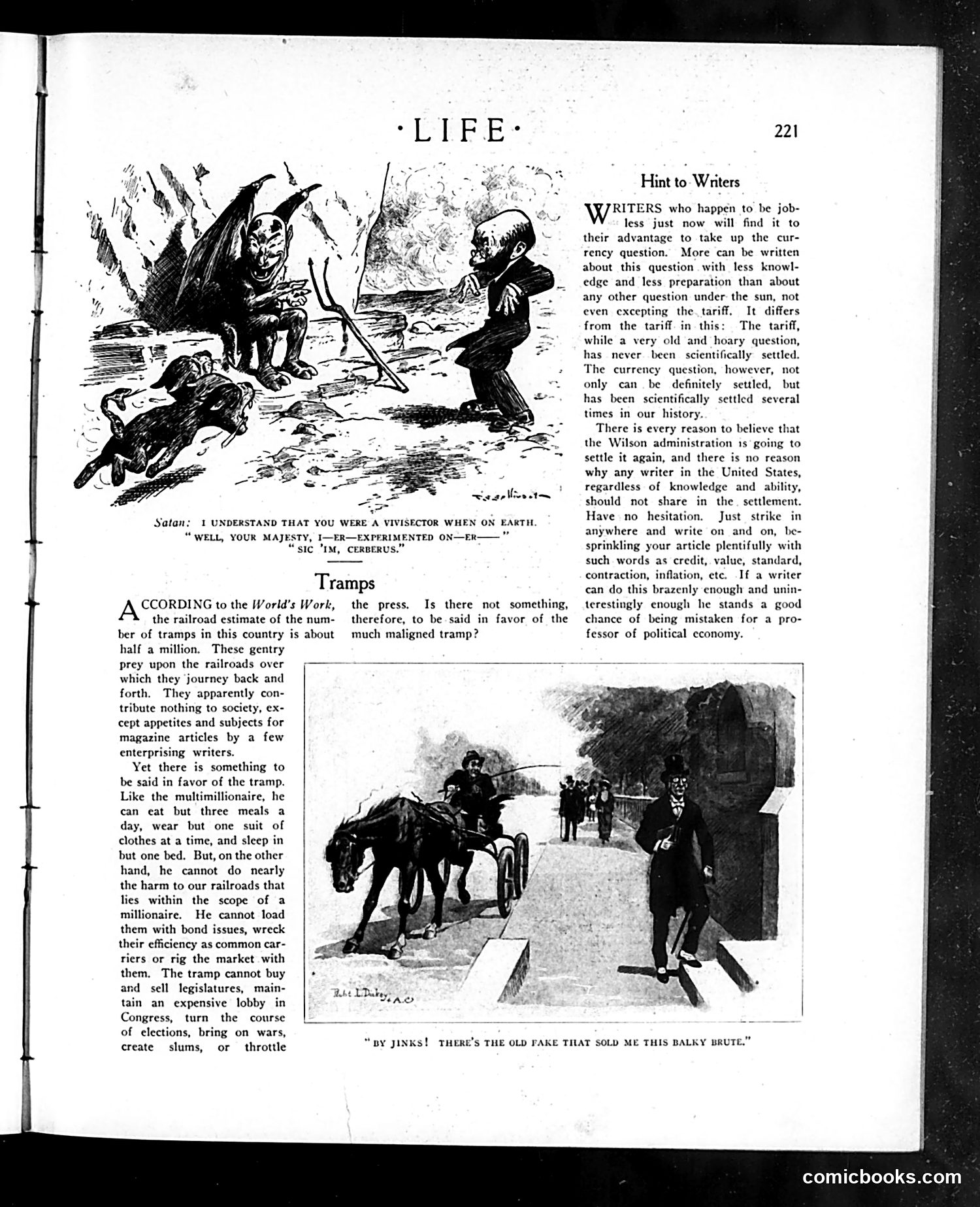 Life — August 7, 1913 — page 9: Life, 1913-08-07