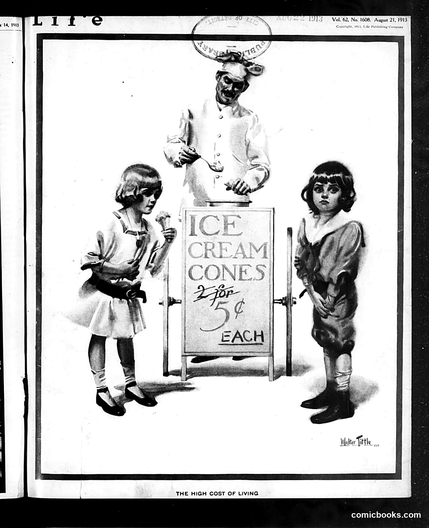 Life — August 21, 1913 — page 1: Life, 1913-08-21
