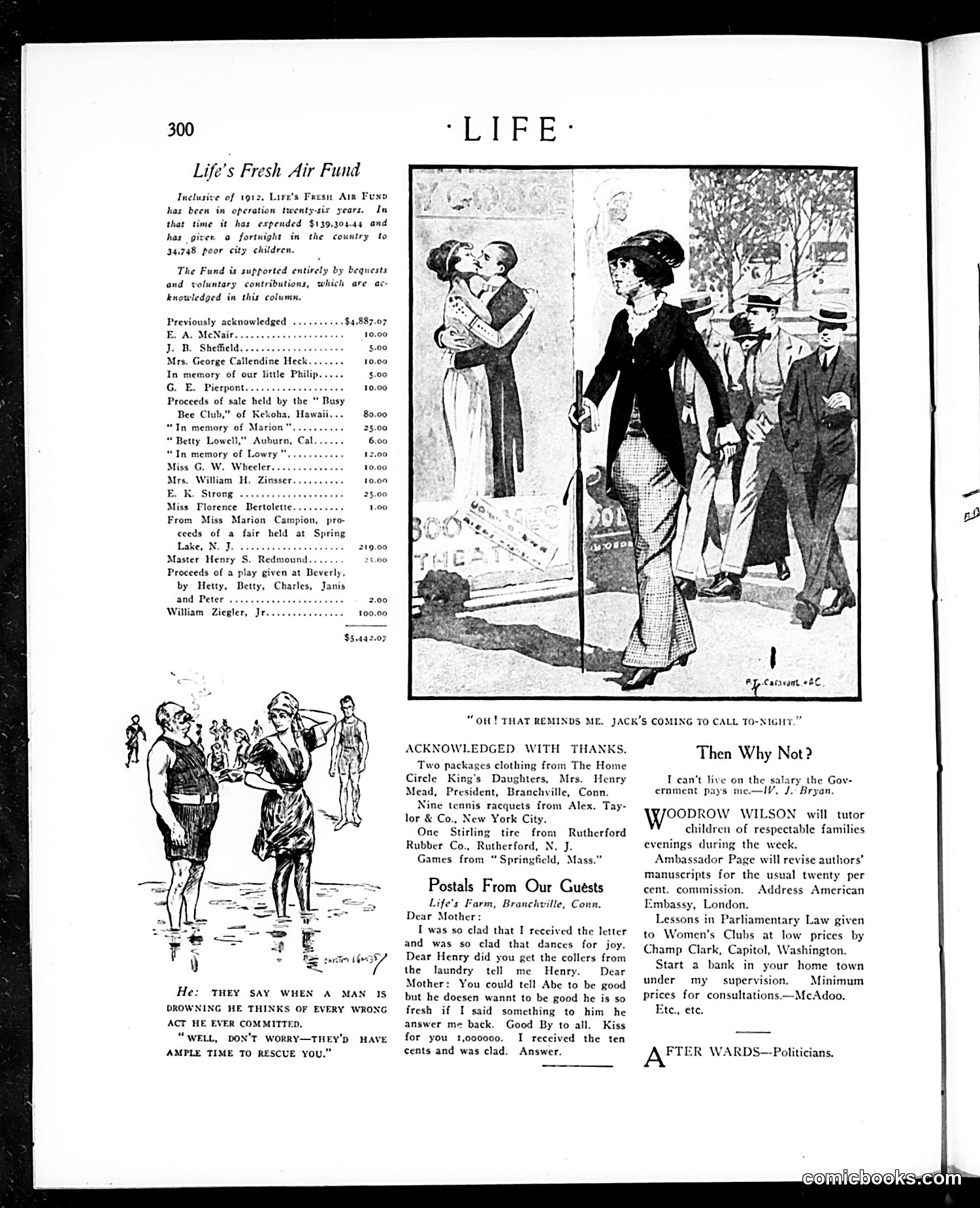 Life — August 21, 1913 — page 8: Life, 1913-08-21