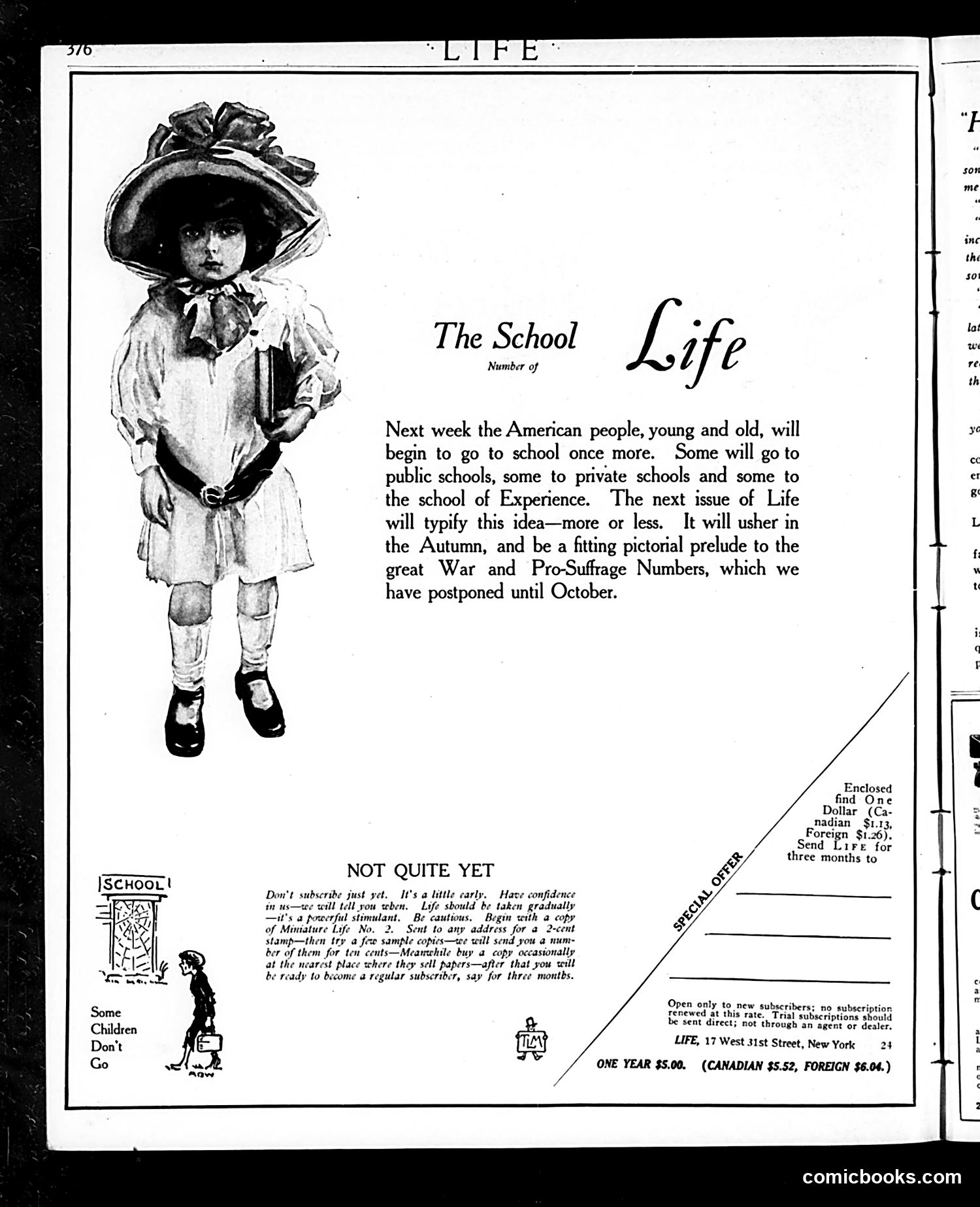 Life — September 4, 1913 — page 4: Life, 1913-09-04