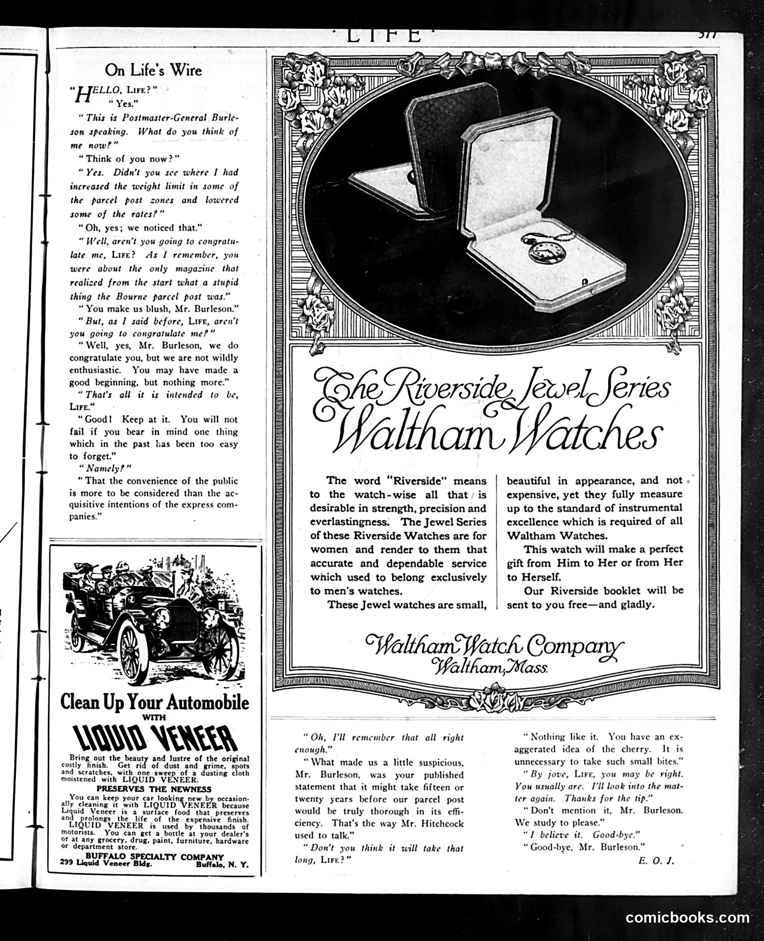 Life — September 4, 1913 — page 5: Life, 1913-09-04