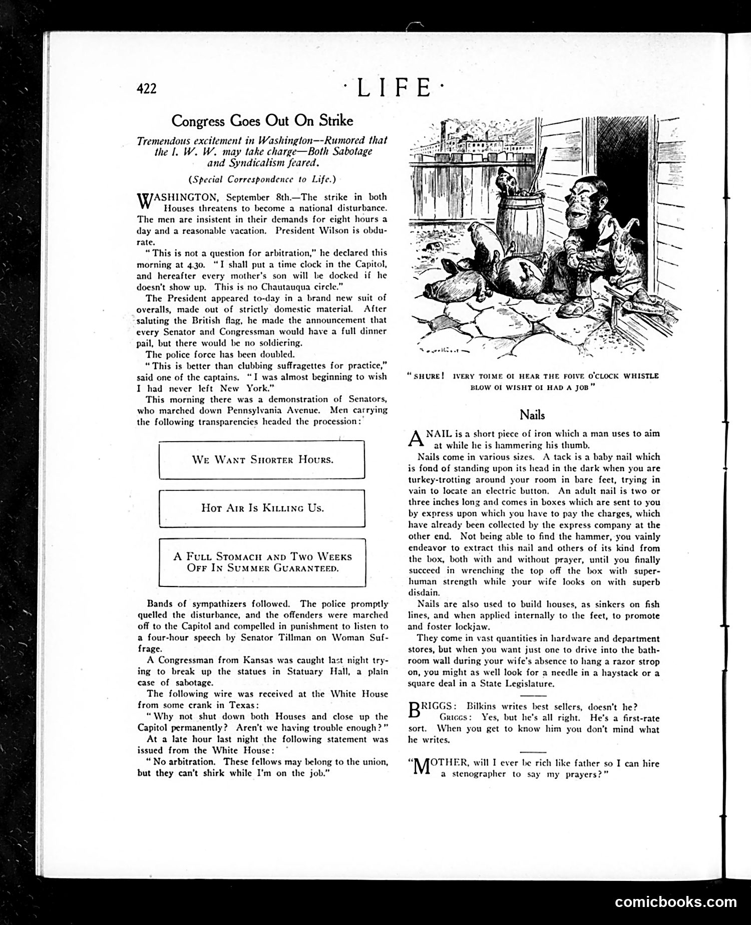 Life — September 11, 1913 — page 10: Life, 1913-09-11
