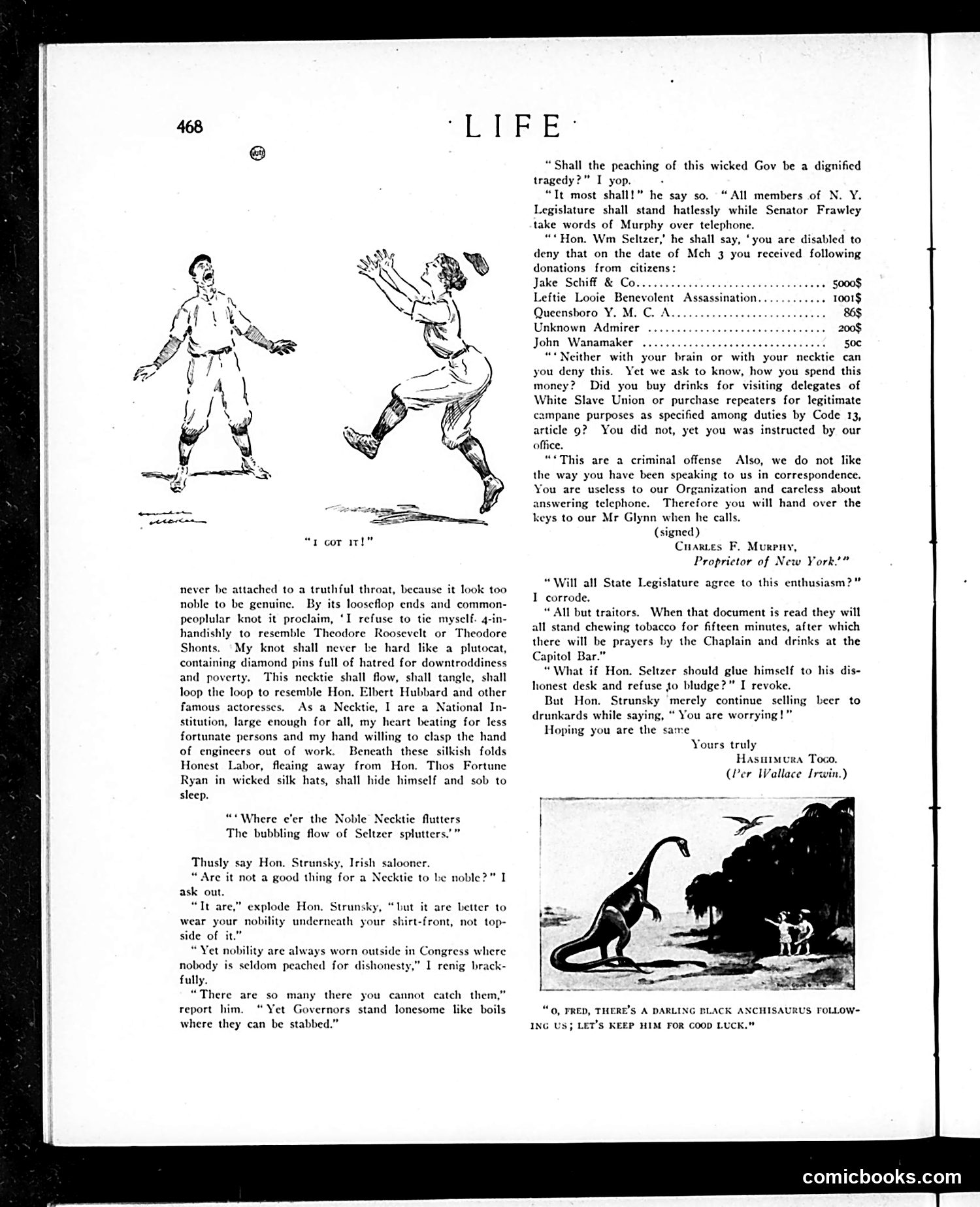 Life — September 18, 1913 — page 12: Life, 1913-09-18