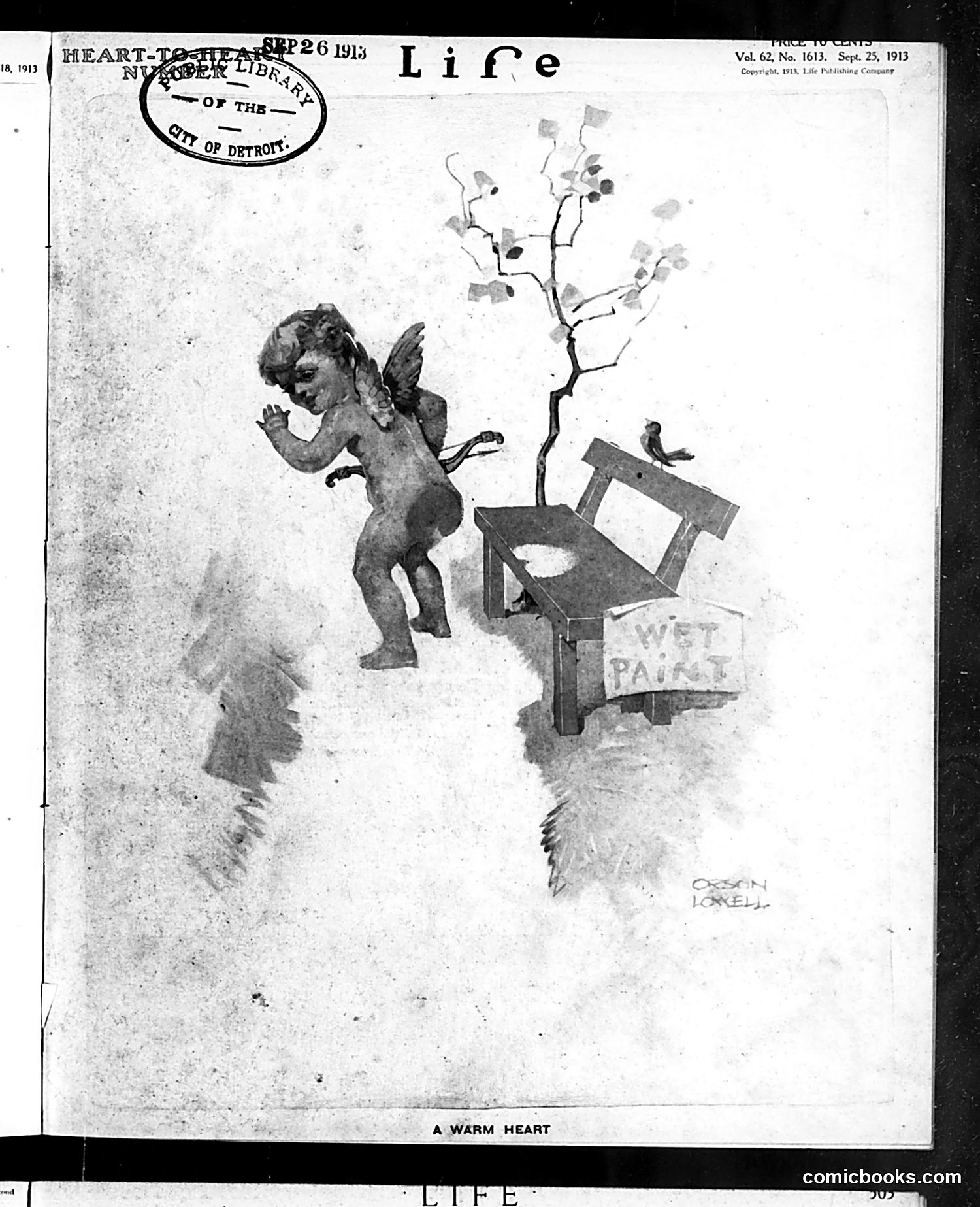 Life — September 25, 1913 — page 1: Life, 1913-09-25
