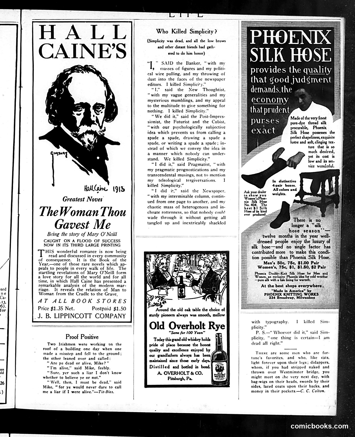Life — September 25, 1913 — page 5: Life, 1913-09-25