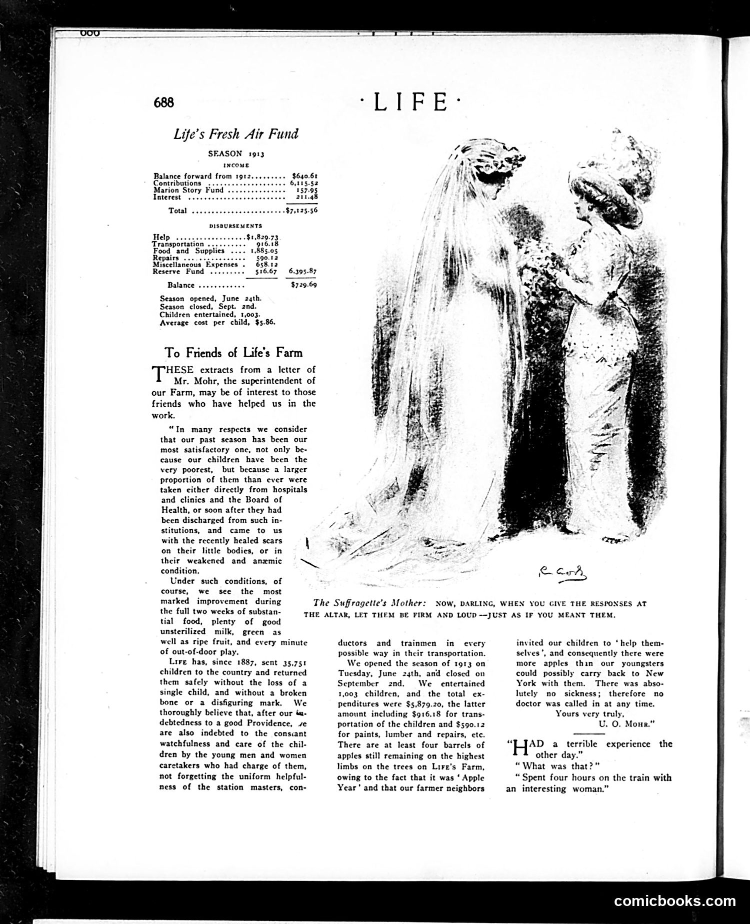 Life — October 23, 1913 — page 8: Life, 1913-10-23