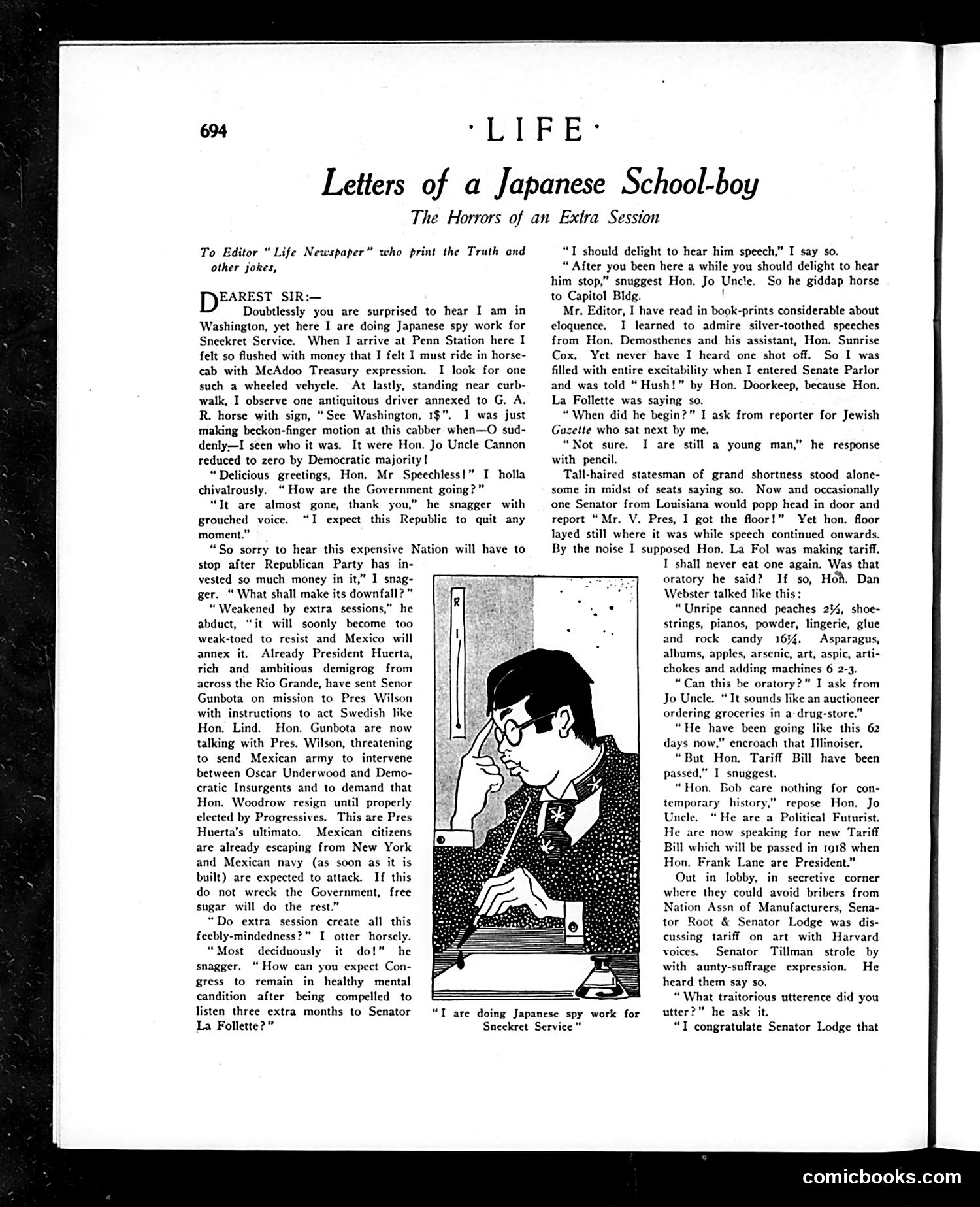 Life — October 23, 1913 — page 14: Life, 1913-10-23