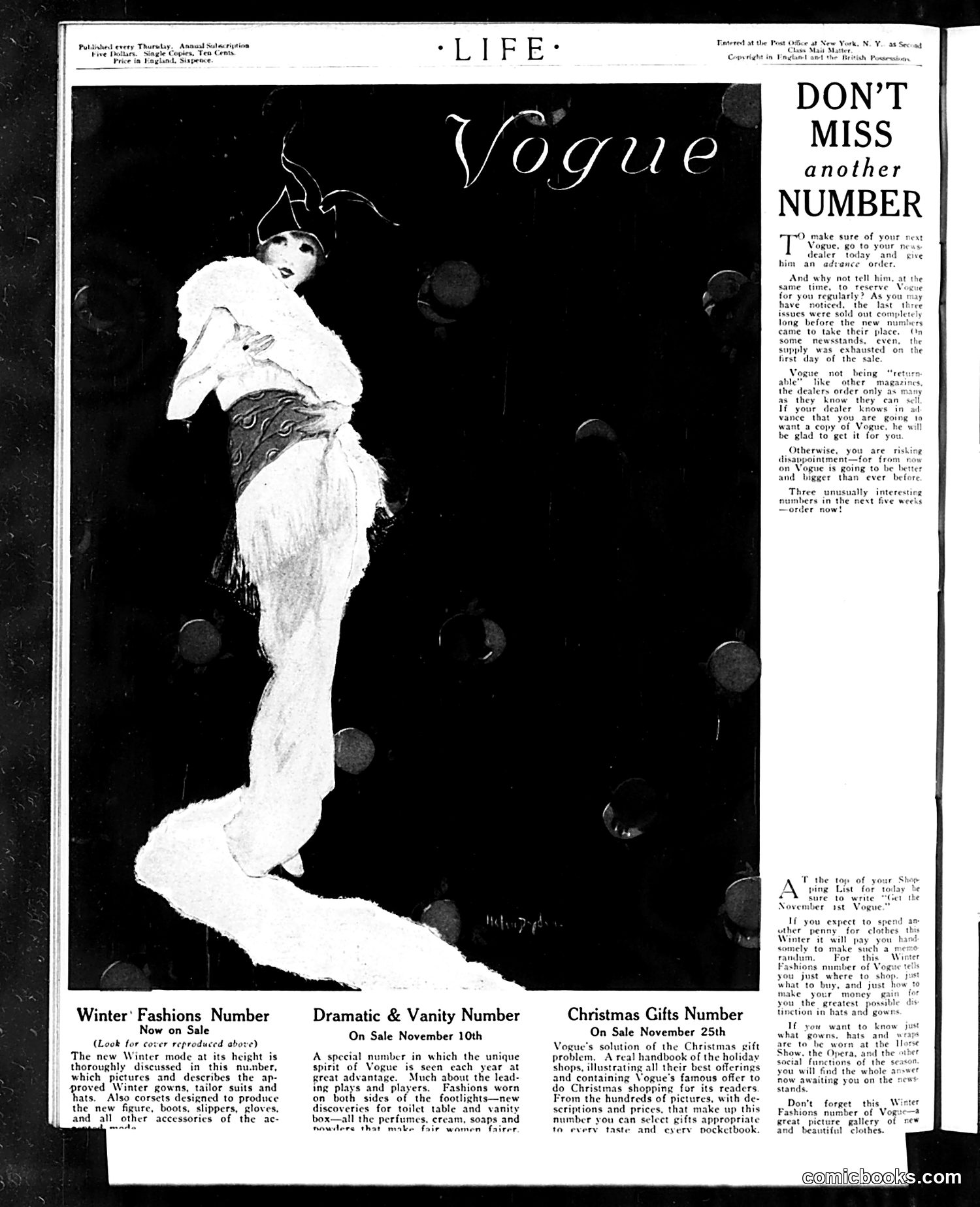 Life — October 30, 1913 — page 2: Life, 1913-10-30