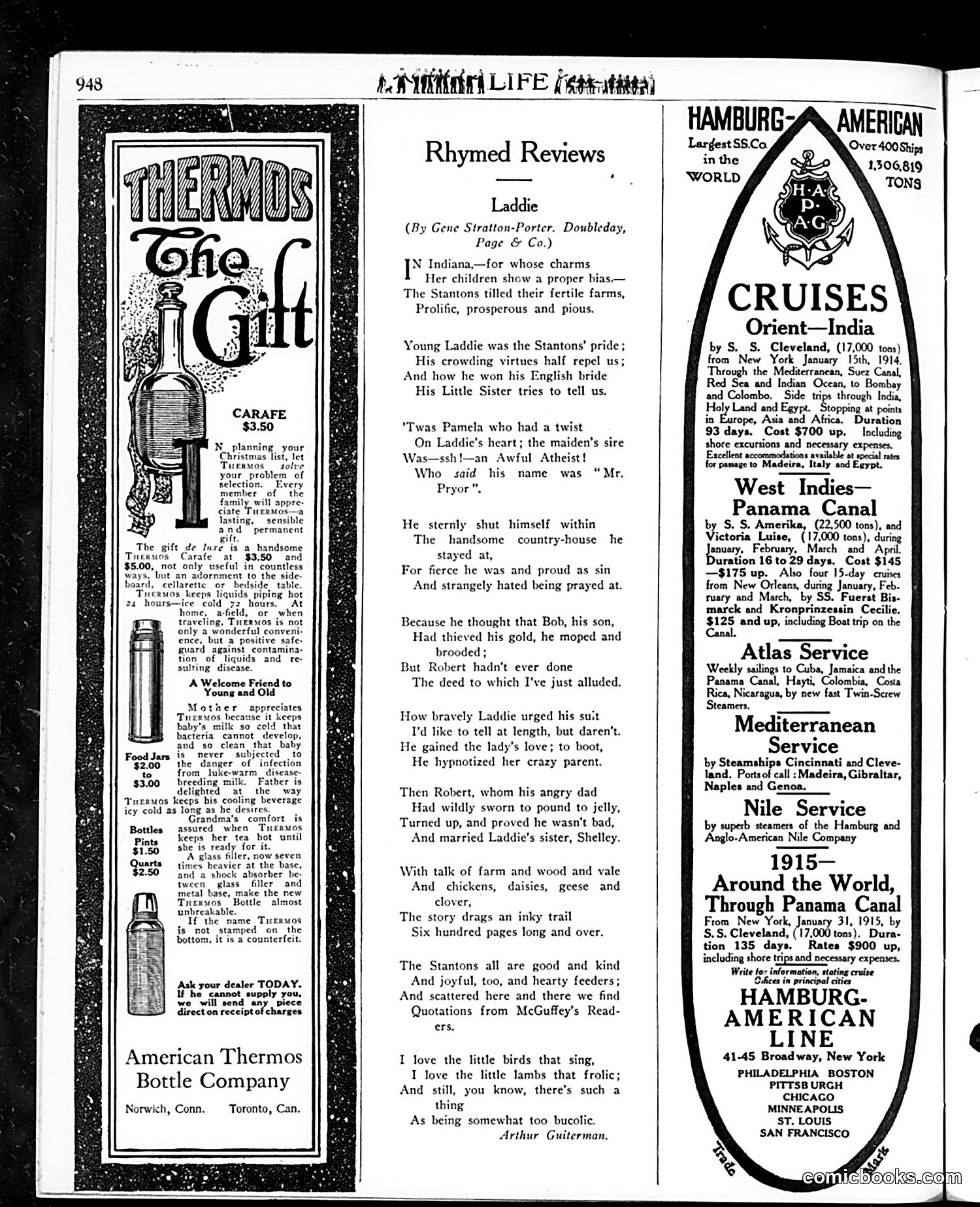 Life — December 4, 1913 — page 8: Life, 1913-12-04