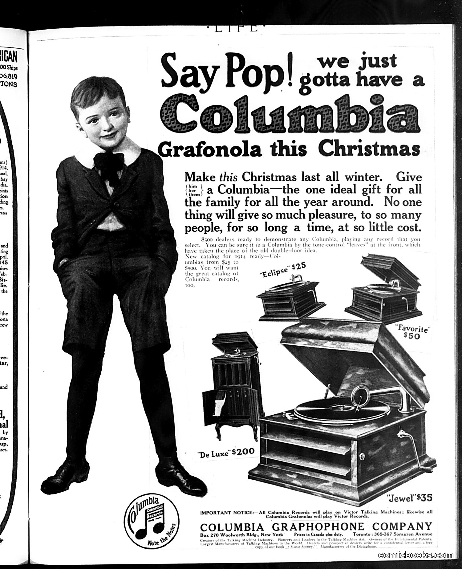 Life — December 4, 1913 — page 9: Life, 1913-12-04