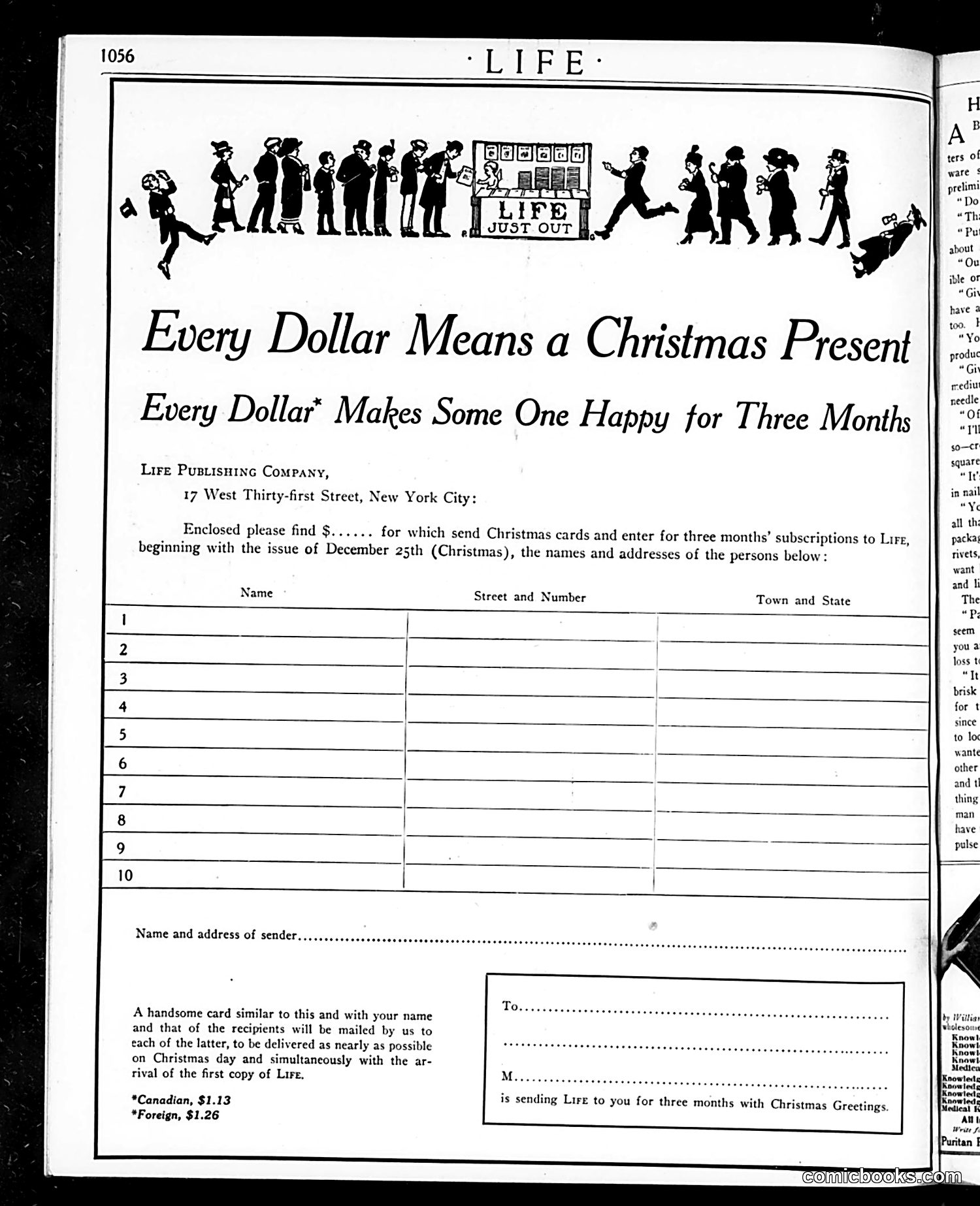 Life — December 11, 1913 — page 4: Life, 1913-12-11