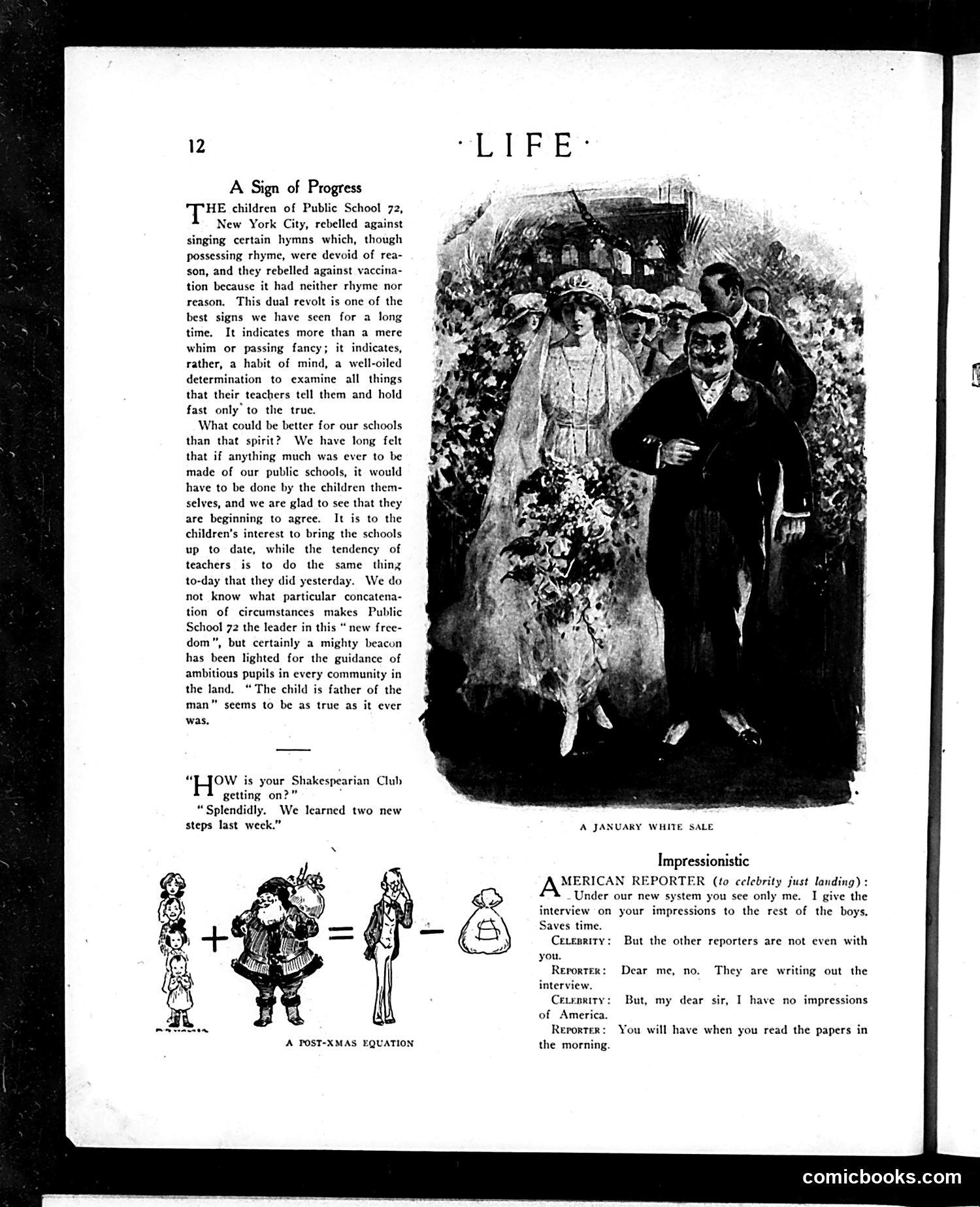 Life — January 1, 1914 — page 12: Life, 1914-01-01
