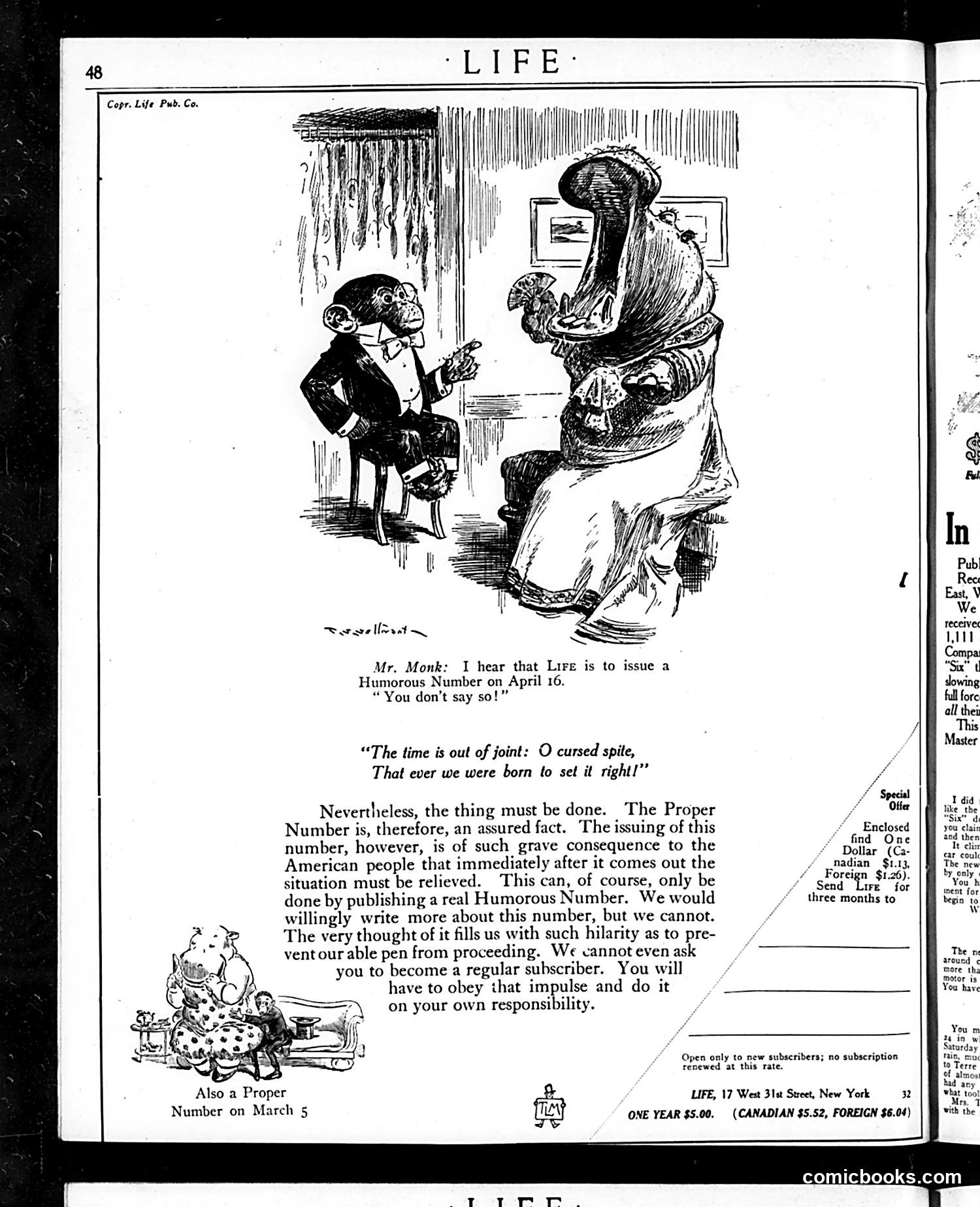 Life — January 8, 1914 — page 4: Life, 1914-01-08