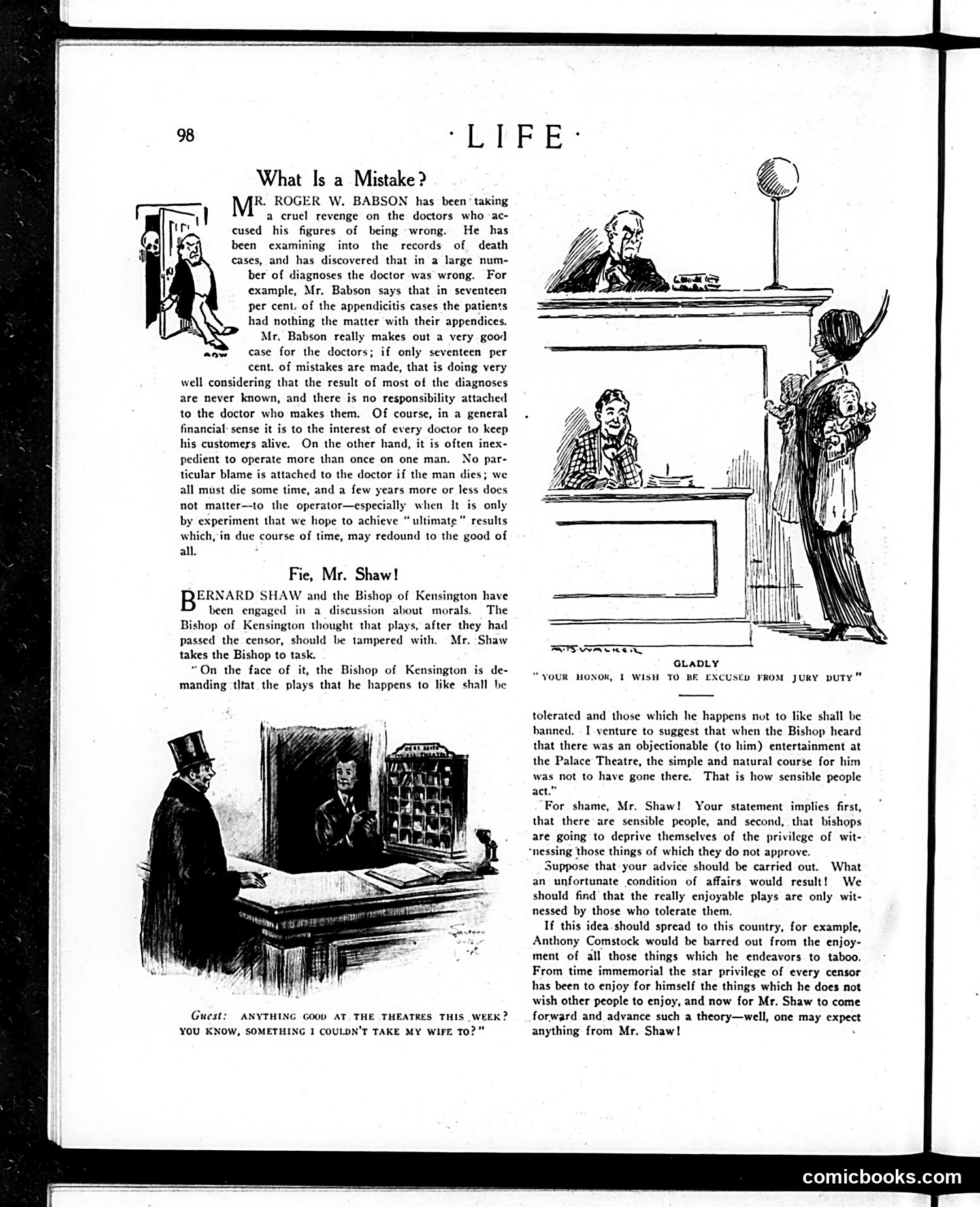 Life — January 15, 1914 — page 10: Life, 1914-01-15